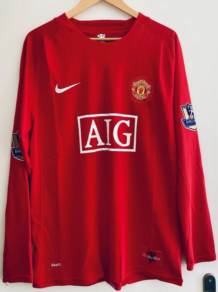 Other Manchester United 2007/08 Ronaldo 7 retro Football Jersey Size US L / EU 52-54 / 3 - 2 Thumbnail