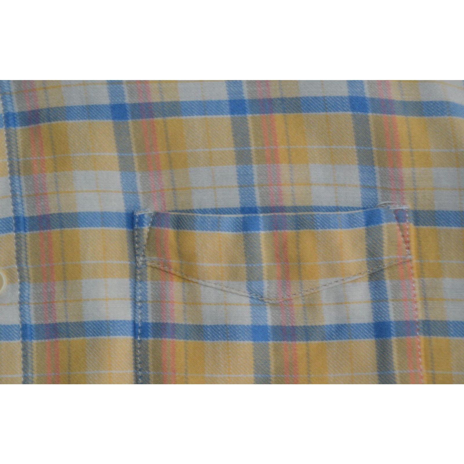 Lucky Brand Lucky Brand Shirt Mens Adult Medium Blue Plaid Cotton Flannel Button-Up Casual Pocketed Size US M / EU 48-50 / 2 - 3 Thumbnail