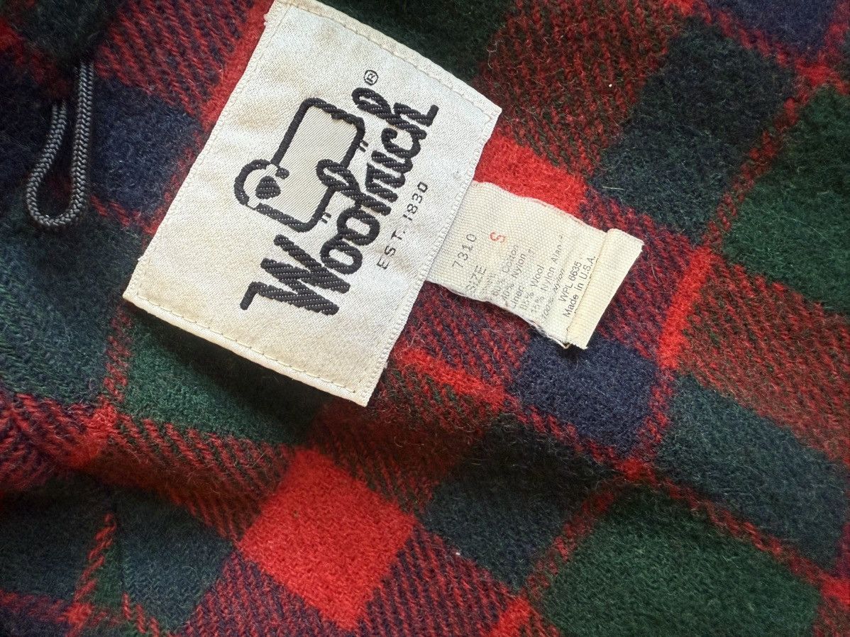 Woolrich Woolen Mills VTG 80s Woolrich Jacket Mens Sm. Red Plaid Wool Lined Parka Size US L / EU 52-54 / 3 - 3 Thumbnail