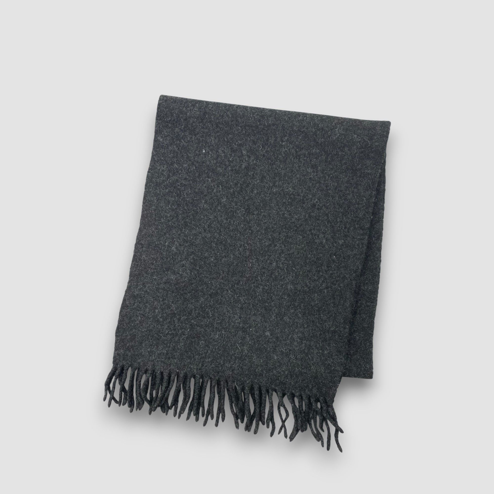 Japanese Brand Vintage Christian Dior Scarf Muffler Wool Winter Scarves Size ONE SIZE - 3 Thumbnail