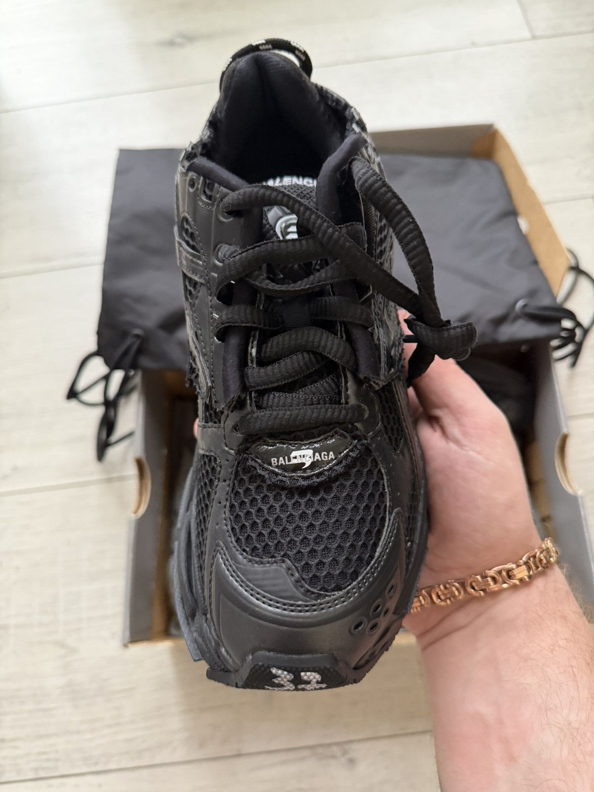 Balenciaga Balenciaga Runner Black Size US 7 / IT 37 - 2 Thumbnail