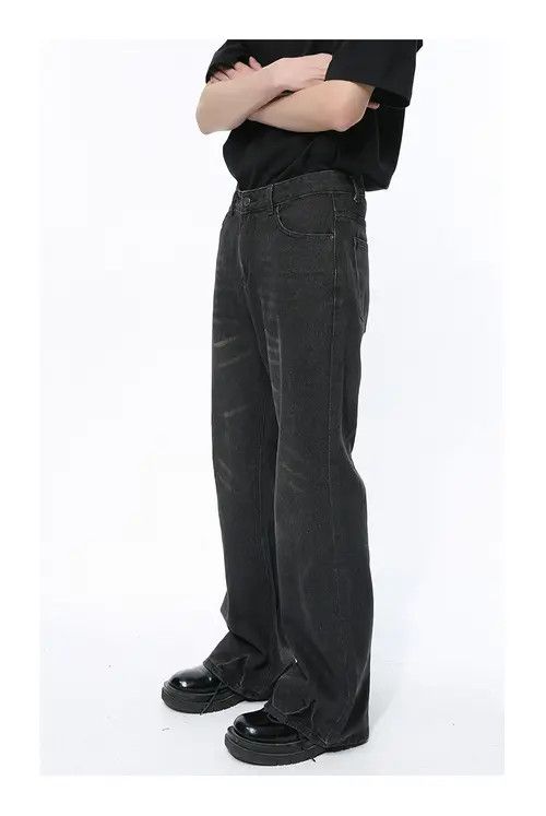Japanese Brand × Jean Vintage Black Loose Washed Bootcut Jeans Size US 32 / EU 48 - 2 Thumbnail