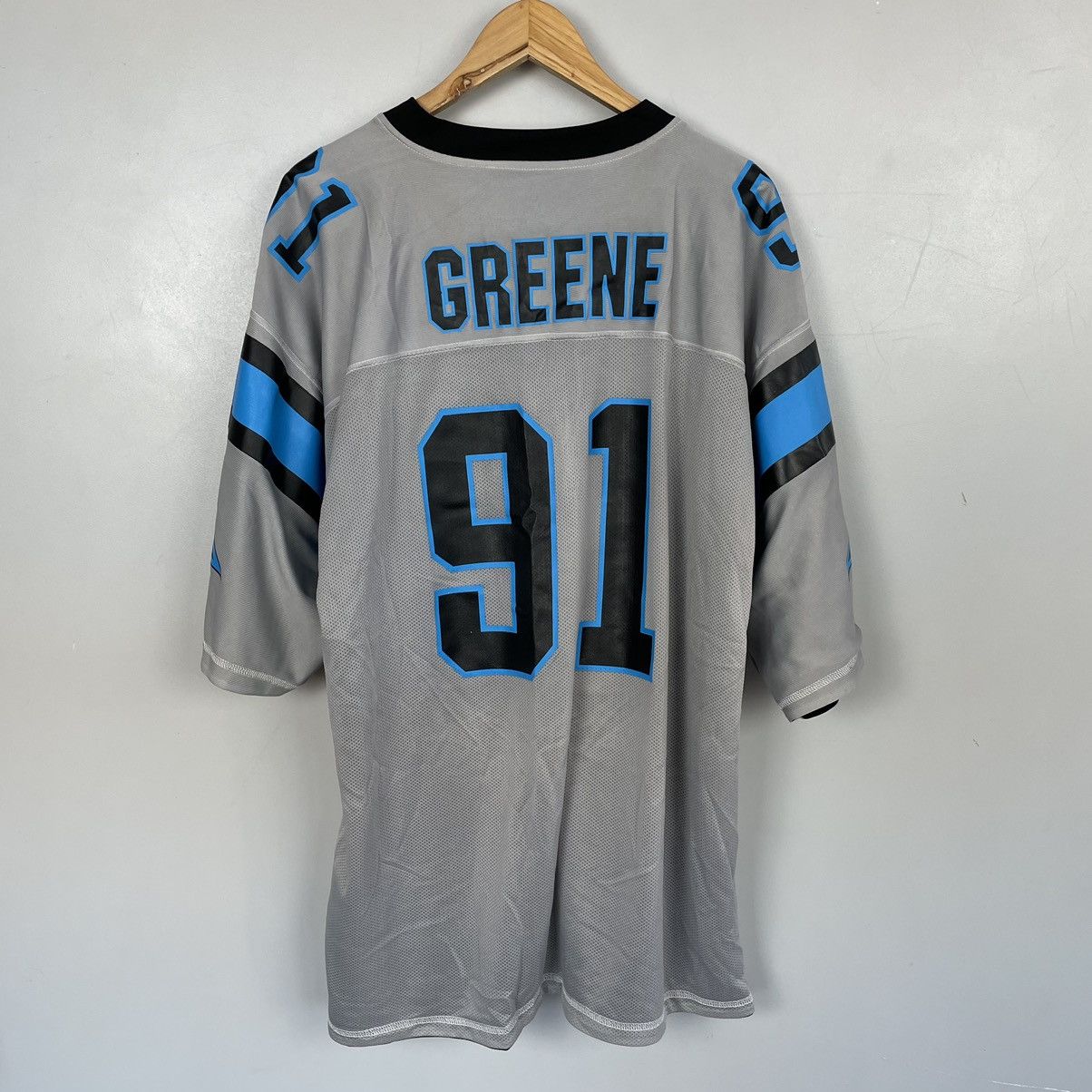 NFL × Vintage Kevin Greene Reebok bilateral Jersey Carolina Panthers #91 Size US L / EU 52-54 / 3 - 11 Thumbnail