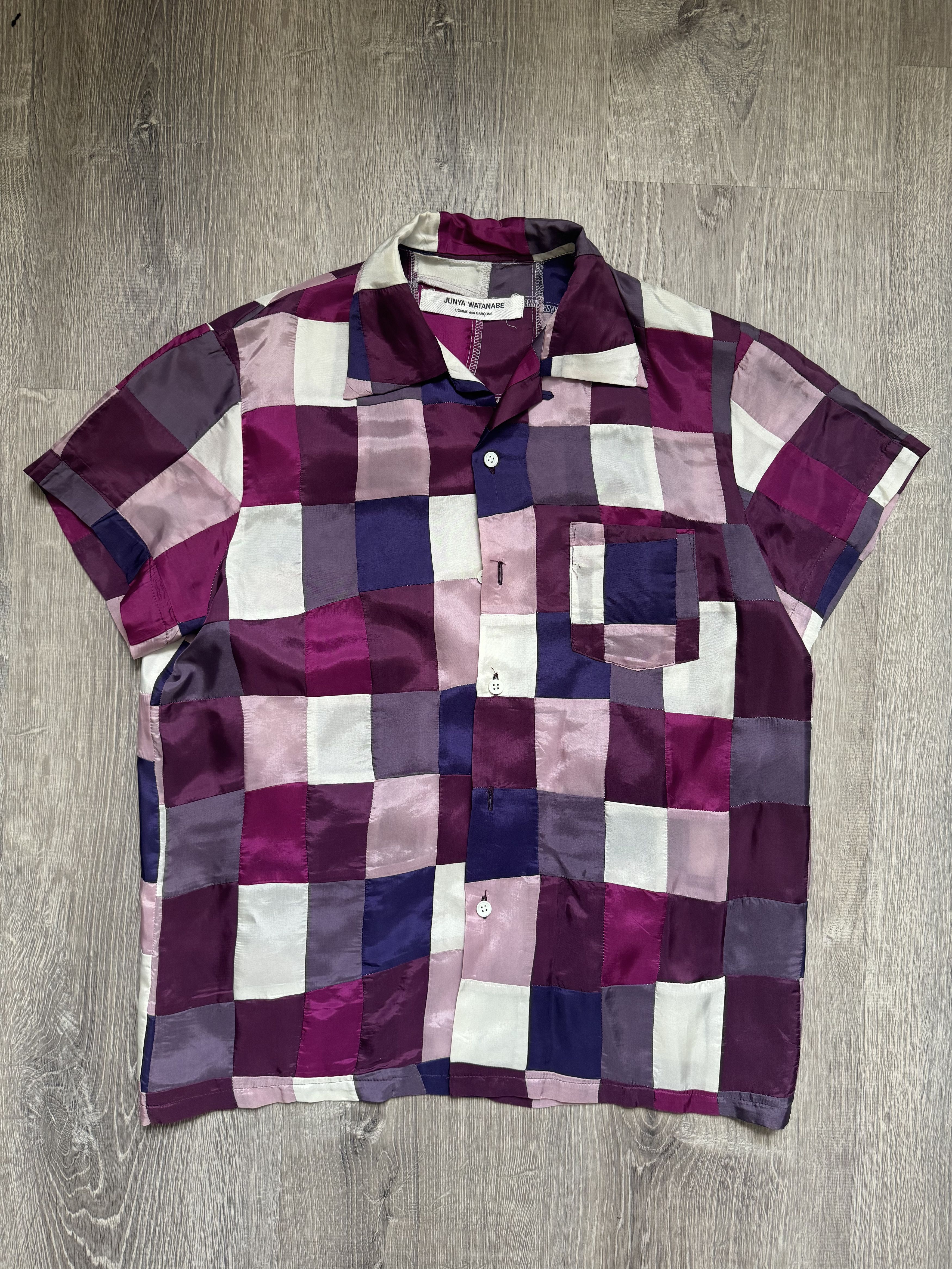 Comme des Garcons Comme Des Garcons Junya Watanabe S/S 2000 Patchwork Shirt Size US S / EU 44-46 / 1 - 1 Thumbnail