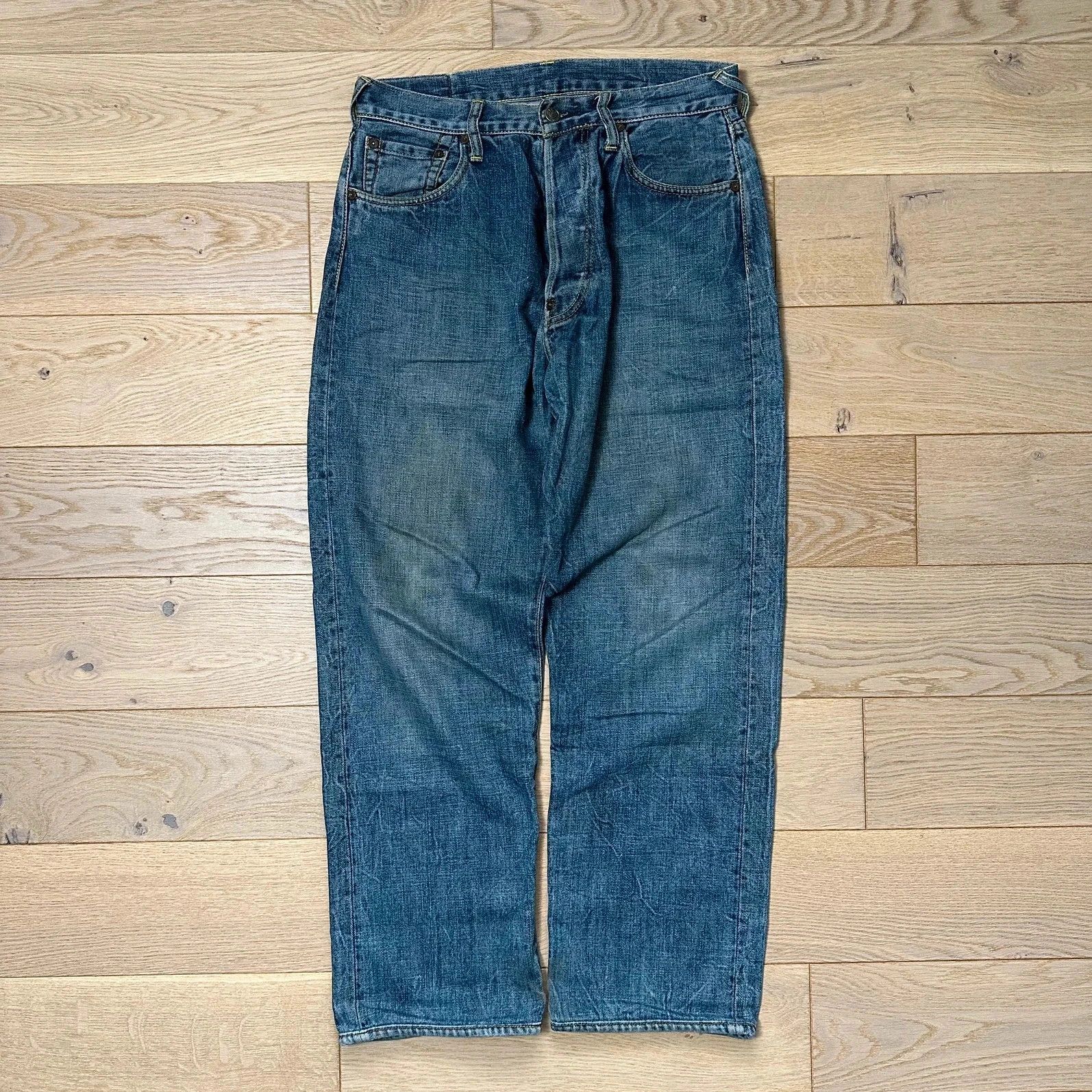 Evisu Jeans Baggy Evisu Seagull Light Blue Size US 32 / EU 48 - 2 Thumbnail