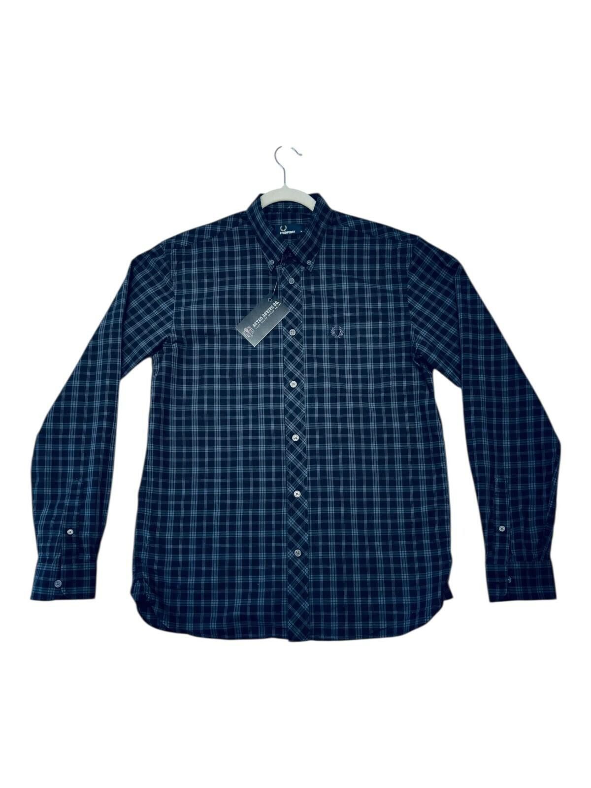 Fred Perry Fred Perry Shirt Men's UK Size M Black Check Embroidered Size US M / EU 48-50 / 2 - 2 Thumbnail