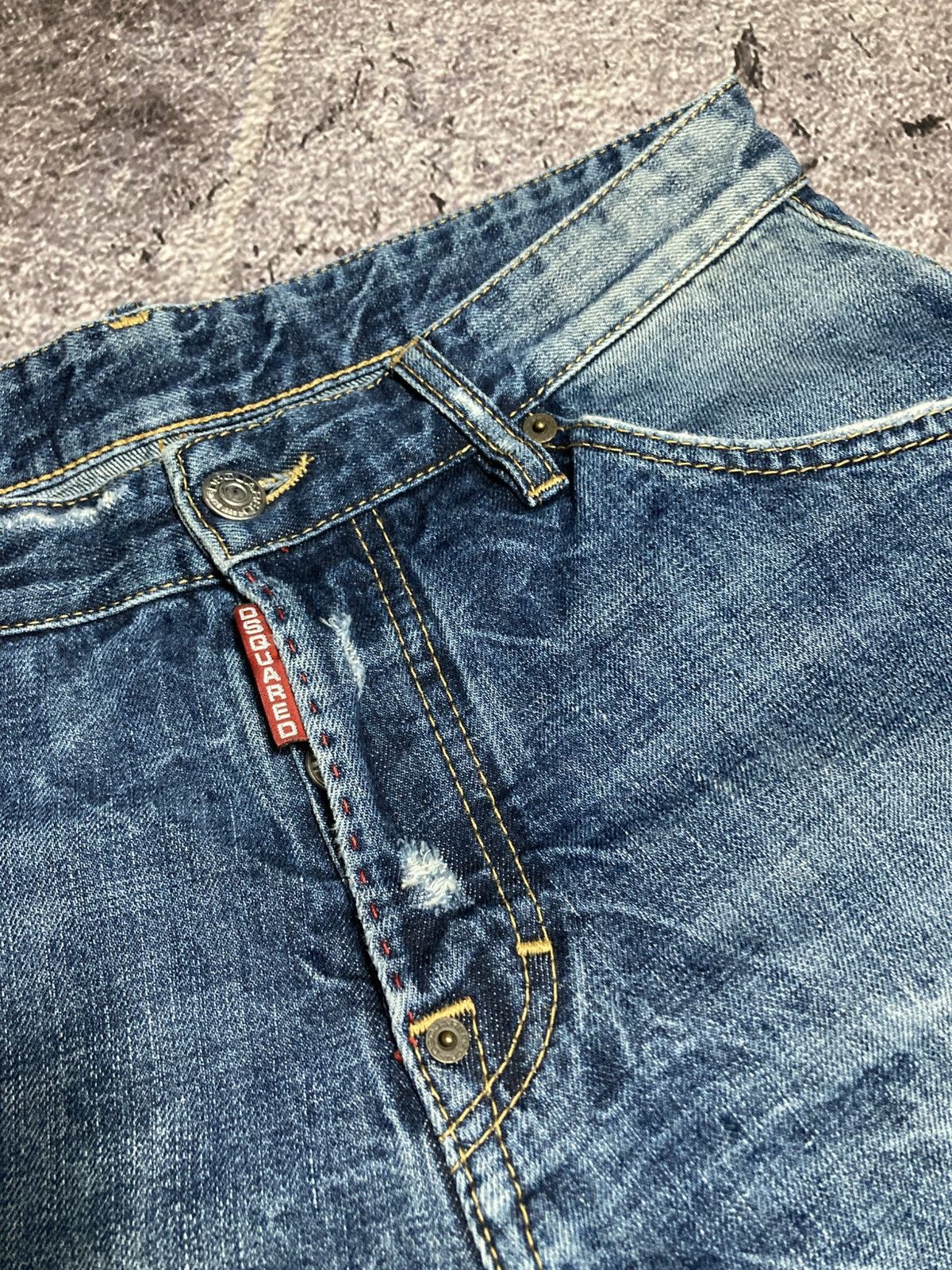Dsquared2 Dsquared2 Unisex Jeans Size 46 US 30 Distressed Blue Denim Size 30" / US 8 / IT 44 - 7 Thumbnail