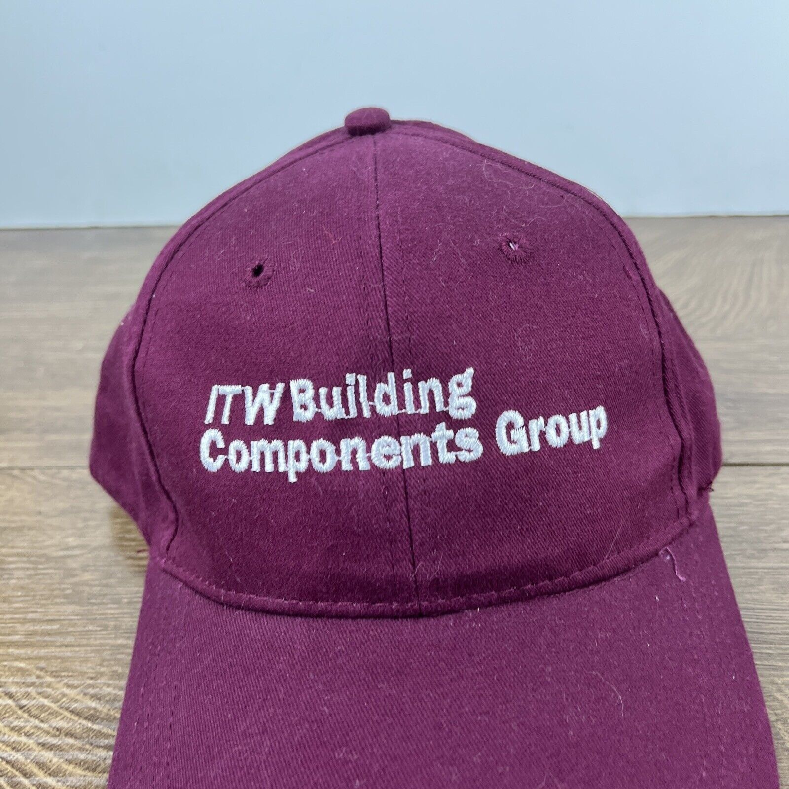 Other ITW Building Componets Group Hat Maroon Adjustable Hat Adult Size ONE SIZE - 6 Thumbnail