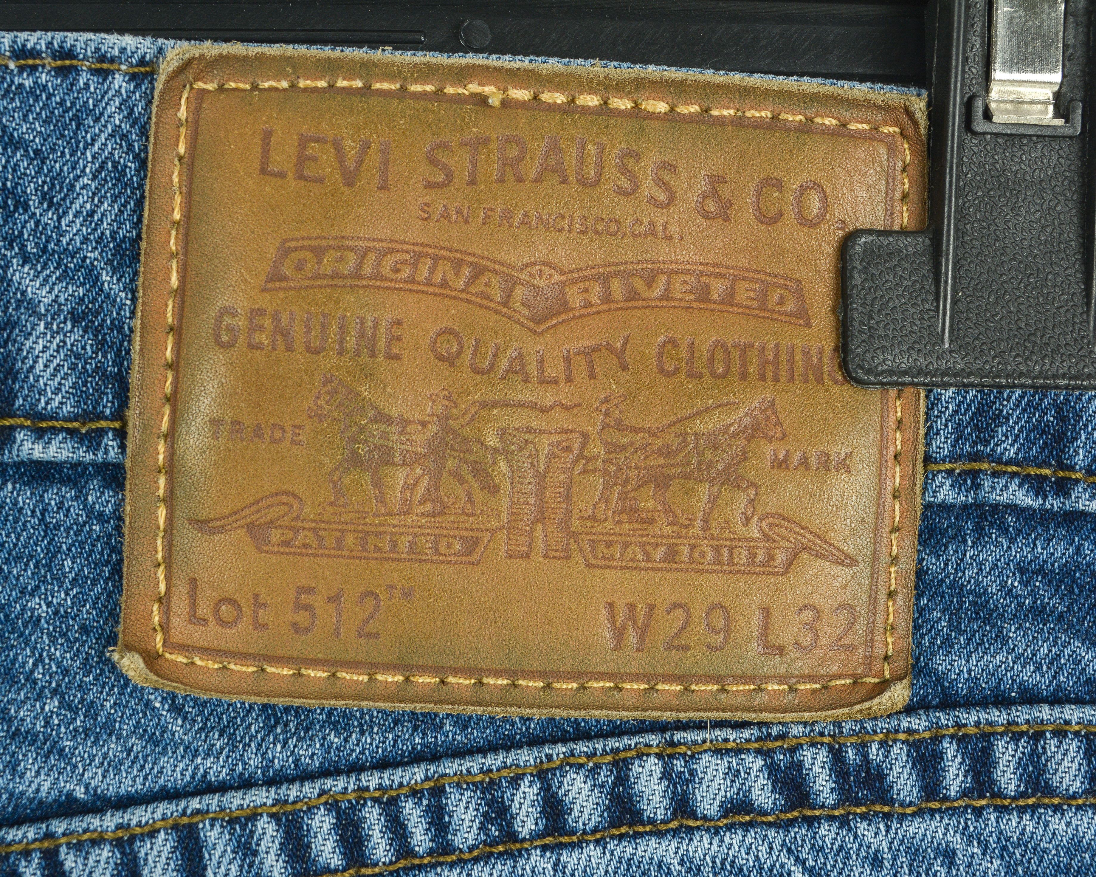 Levi's PREMIUM 512 Mens W29 L32 Slim Tapered Jeans Pants Trousers Size US 29 - 3 Thumbnail