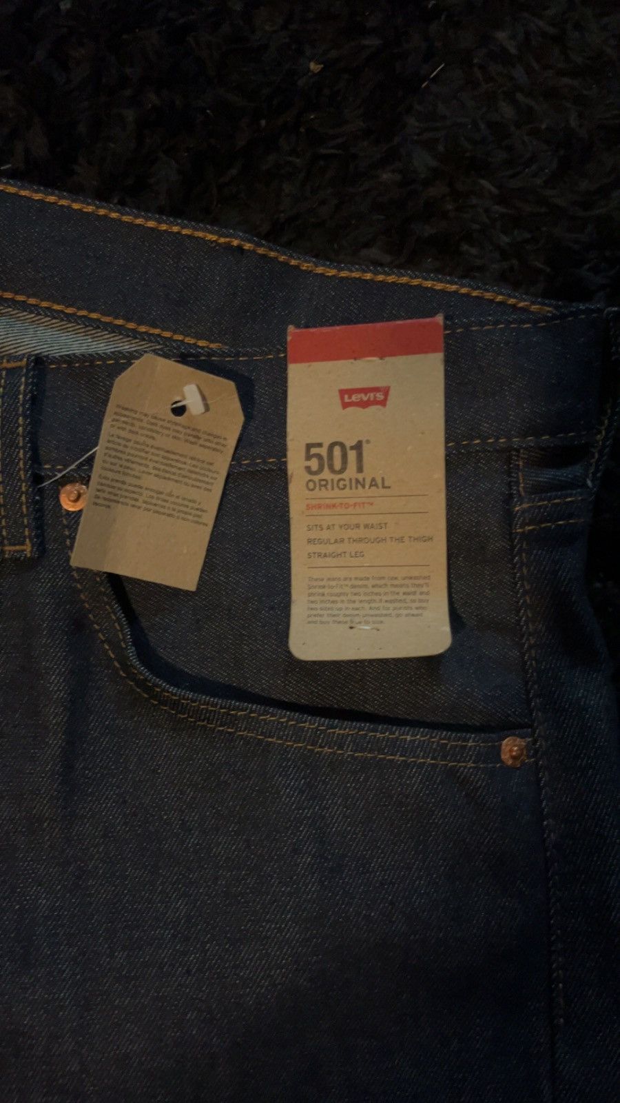 Levi's Nave blue Levi 501’s Size US 40 / EU 56 - 3 Thumbnail