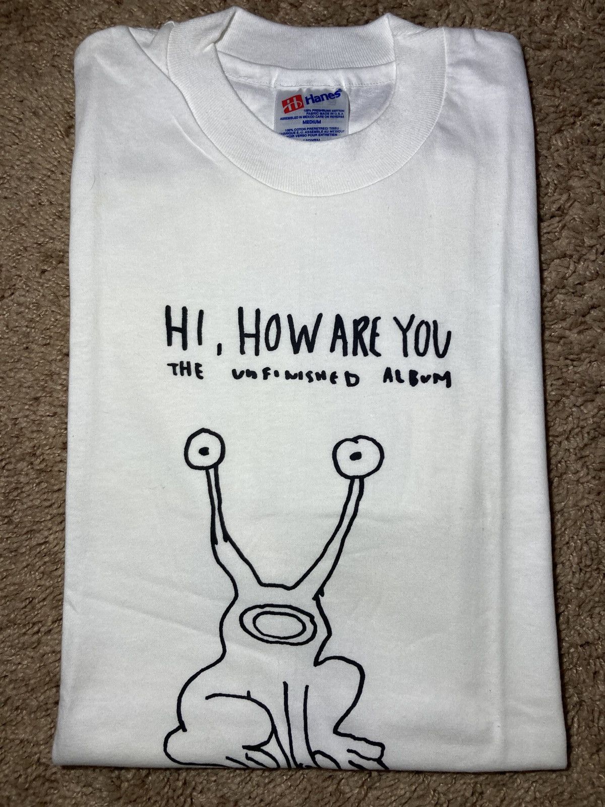 Band Tees × Vintage New 1994 Daniel Johnston Hi How Are You? Album 90s Art Music Size US M / EU 48-50 / 2 - 1 Thumbnail