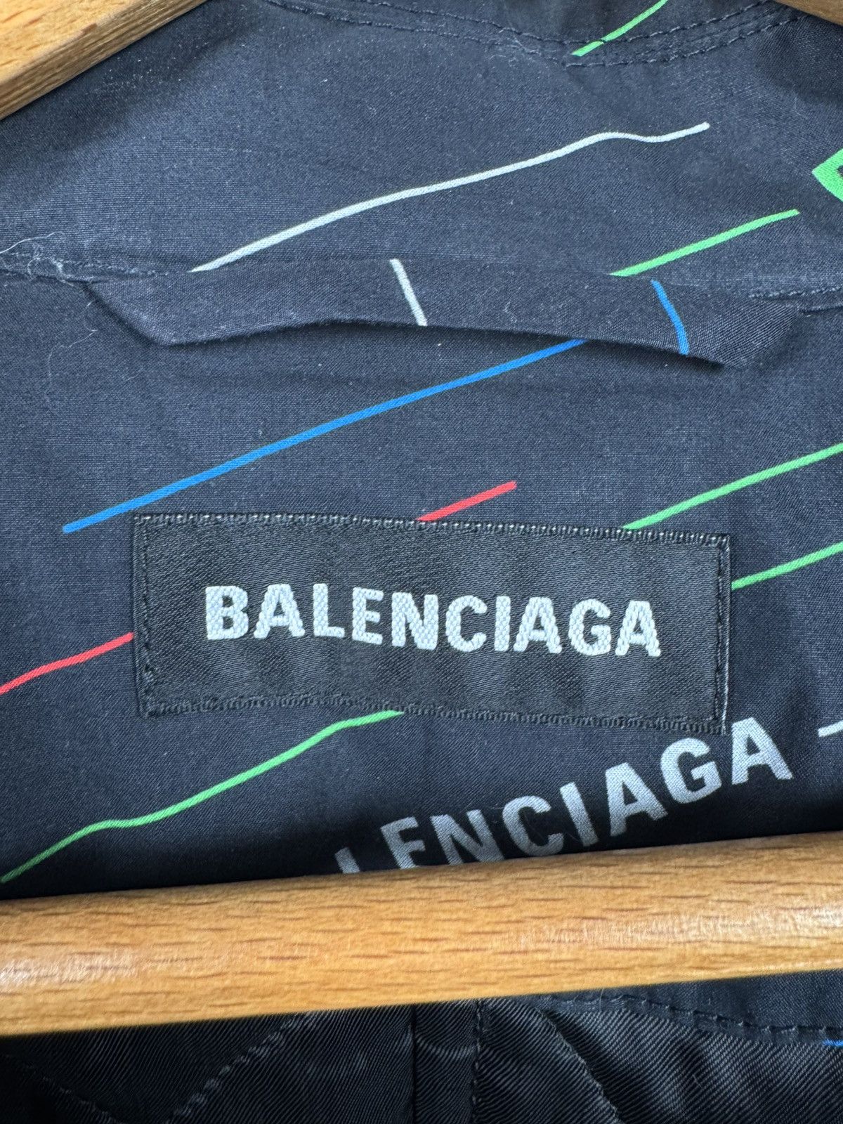 Balenciaga Balenciaga Rainbow Logo Padded Bottom OverShirt/Jacket Size US S / EU 44-46 / 1 - 9 Thumbnail