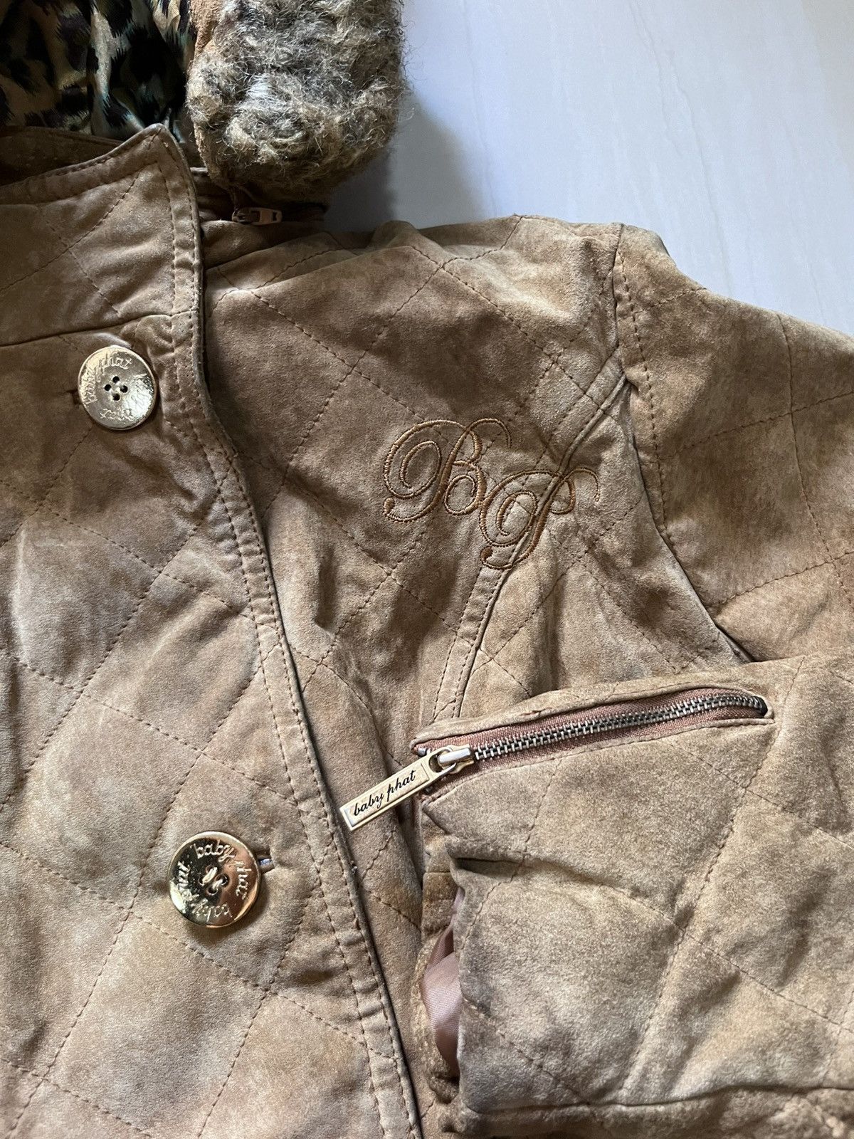 Vintage Baby phat leather jacket y2k 2000s Size ONE SIZE - 4 Thumbnail