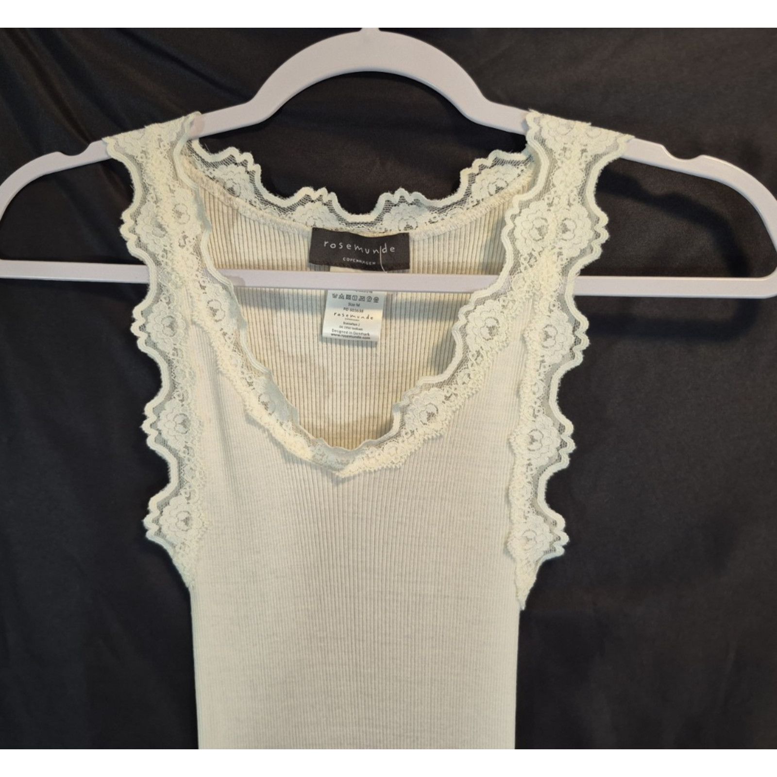 Other New Rosemunde Long Tank Top Off White Lace Silk Blend M Size M / US 6-8 / IT 42-44 - 9 Thumbnail