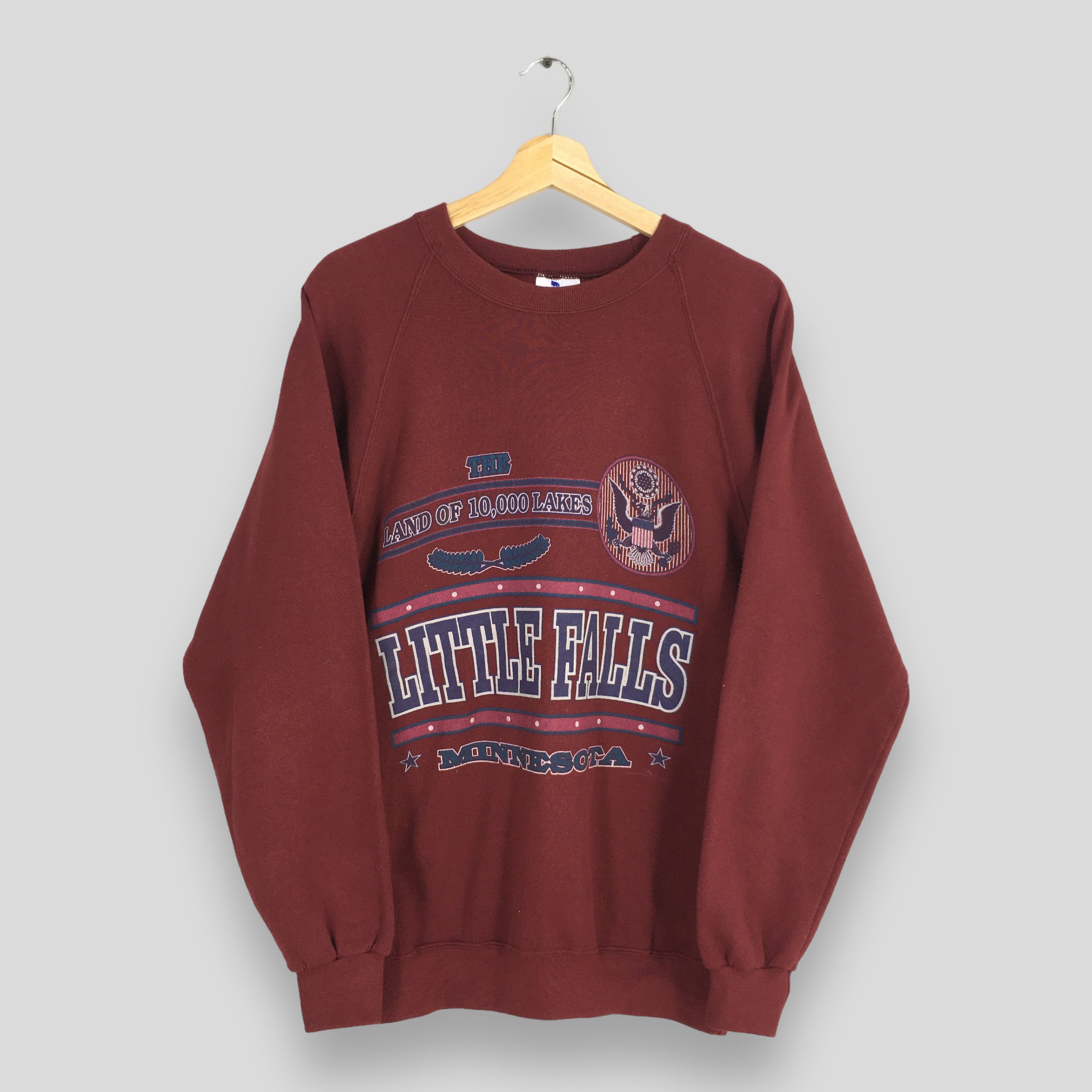 Vintage Vintage 1990s Little Falls Minnesota State Sweatshirt Medium Size US M / EU 48-50 / 2 - 1 Thumbnail