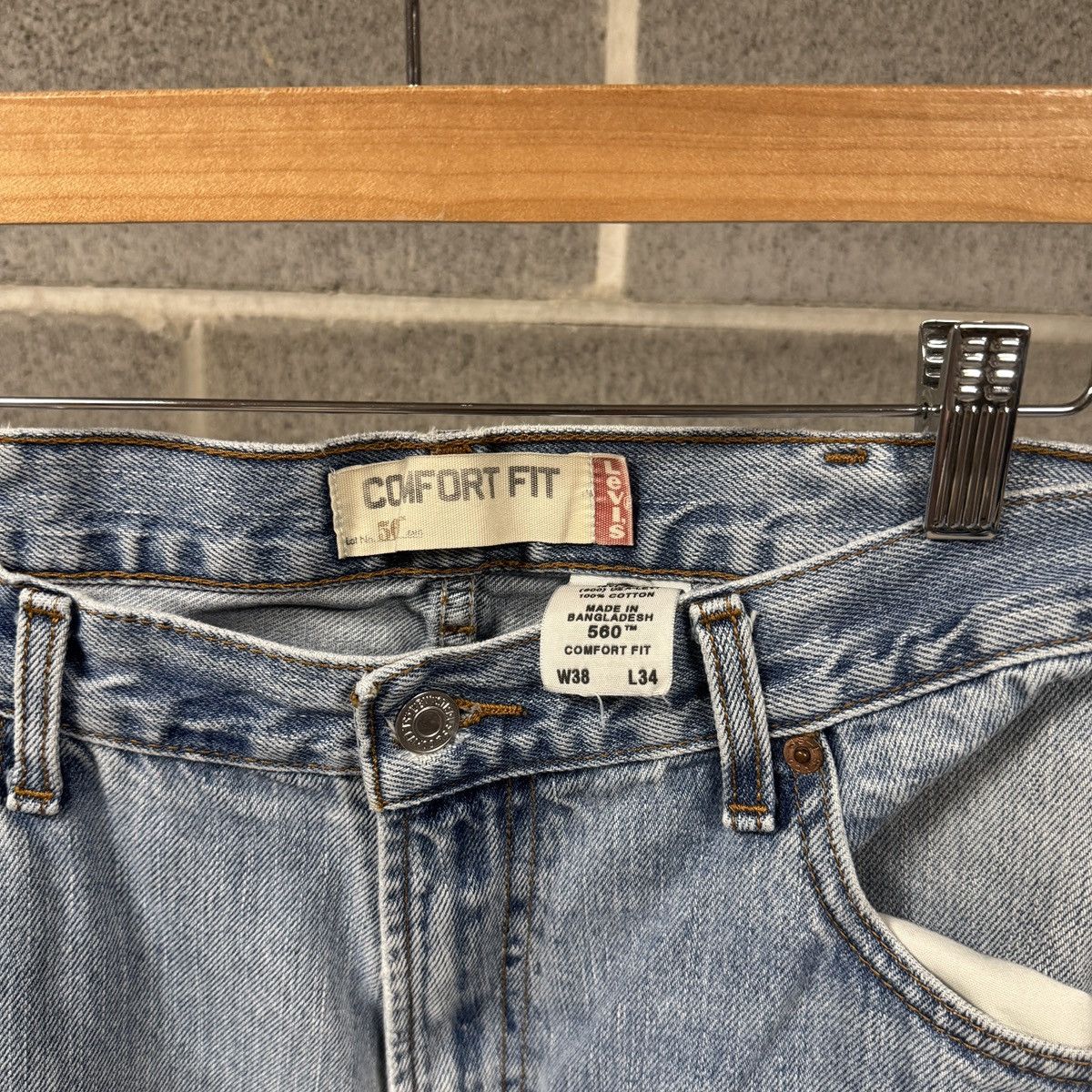 Levi's Levi's 560 Baggy Thrashed Faded Jeans ERD Grunge Chrome Size US 38 / EU 54 - 5 Thumbnail