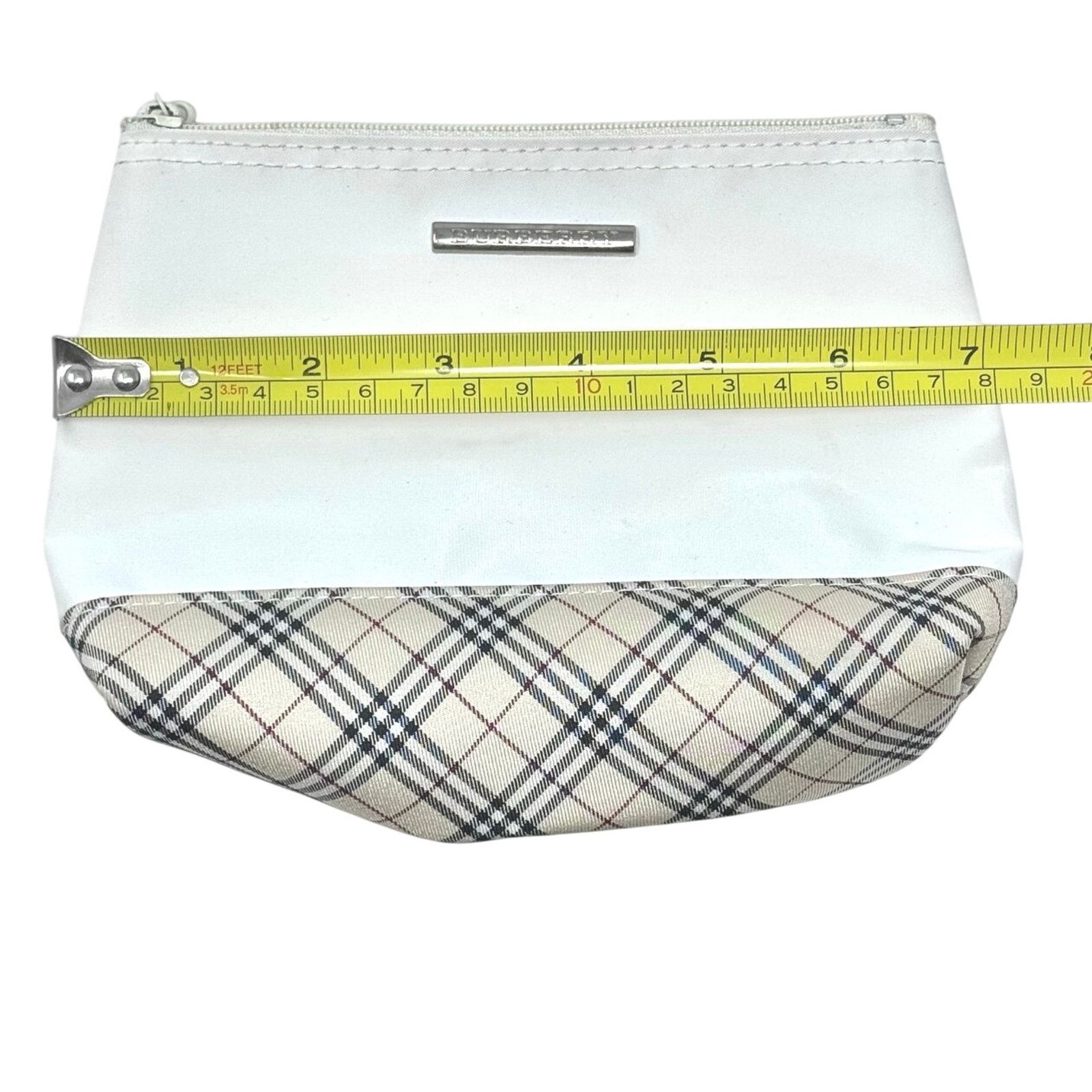 Burberry Burberry White Zipper Pouch Size ONE SIZE - 8 Thumbnail