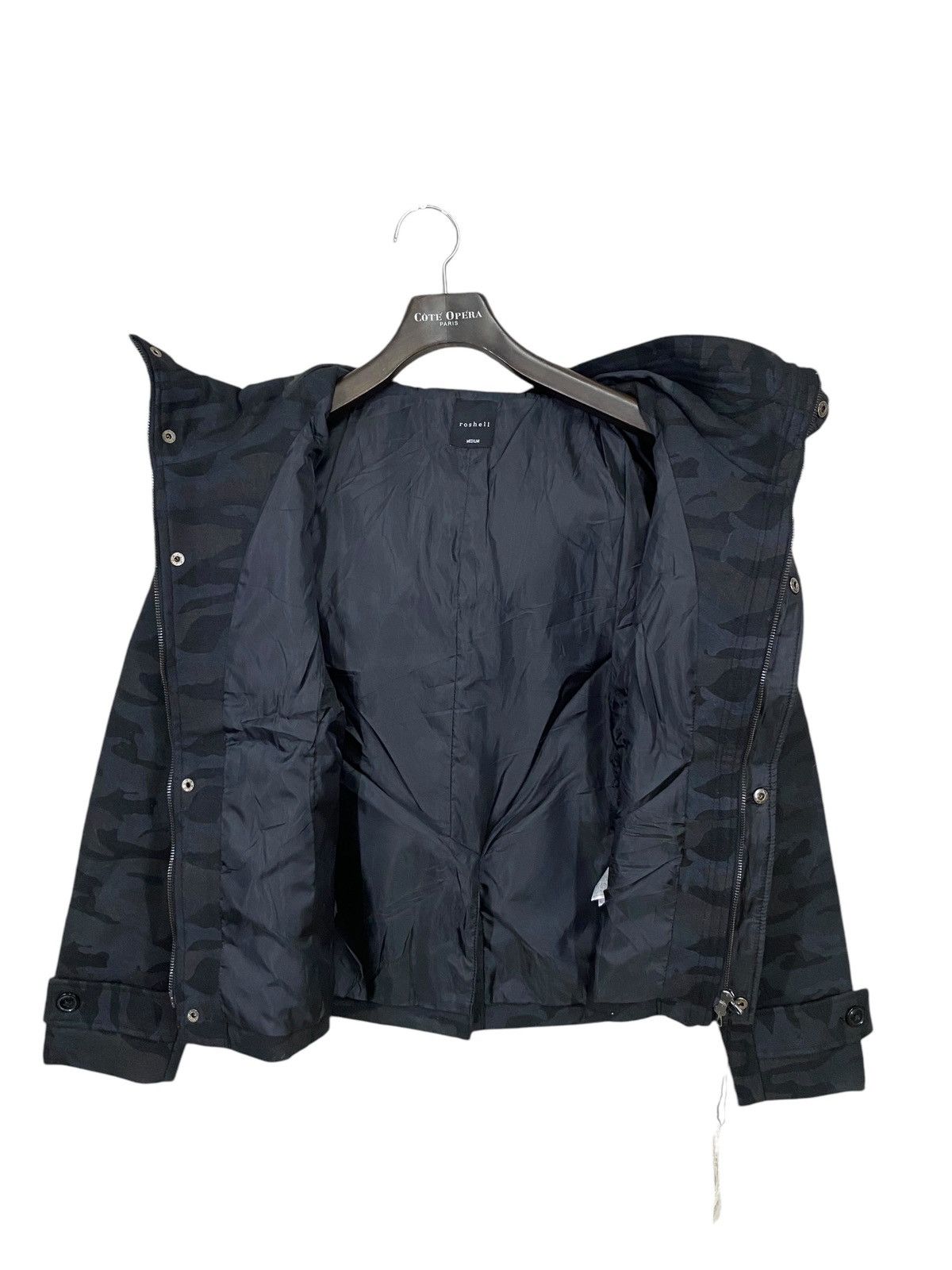 If Six Was Nine Steampunk Roshell black camo wool jacket Size US M / EU 48-50 / 2 - 4 Thumbnail