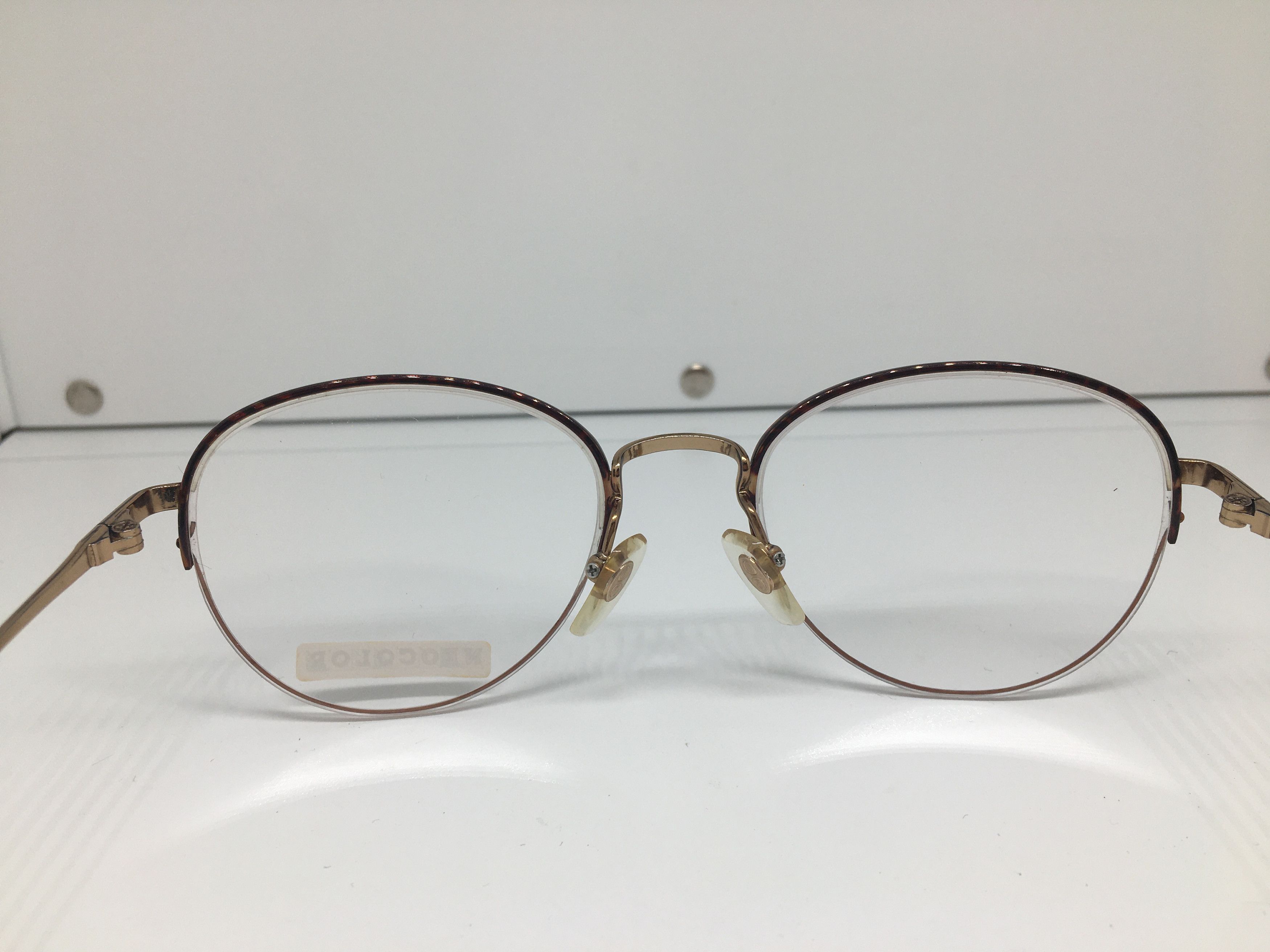 Vintage Vintage Charmant 722 Half Rim RX Eyeglasses Frame Size ONE SIZE - 5 Thumbnail