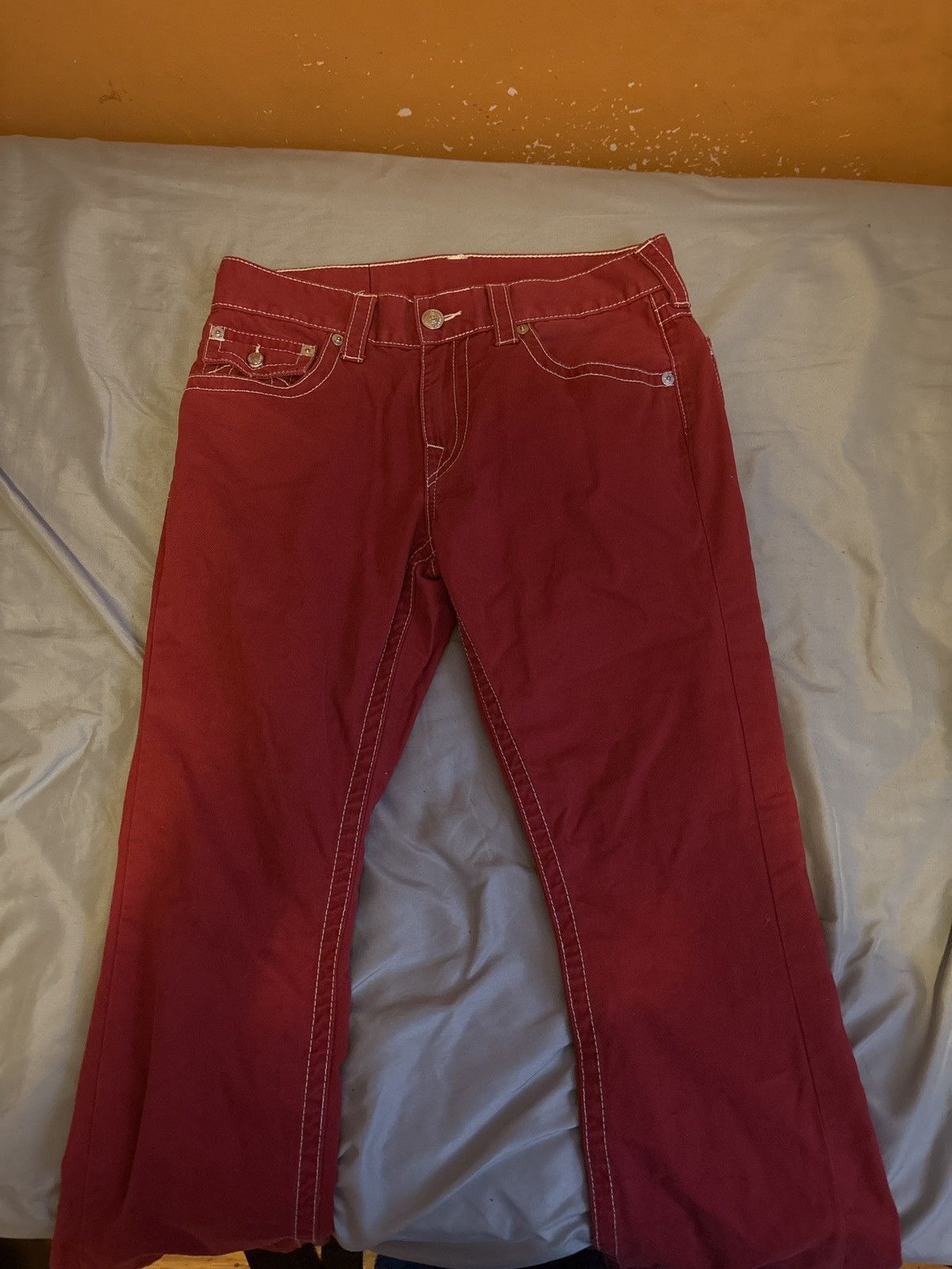 True Religion True religion red pants Size US 32 / EU 48 - 1 Thumbnail