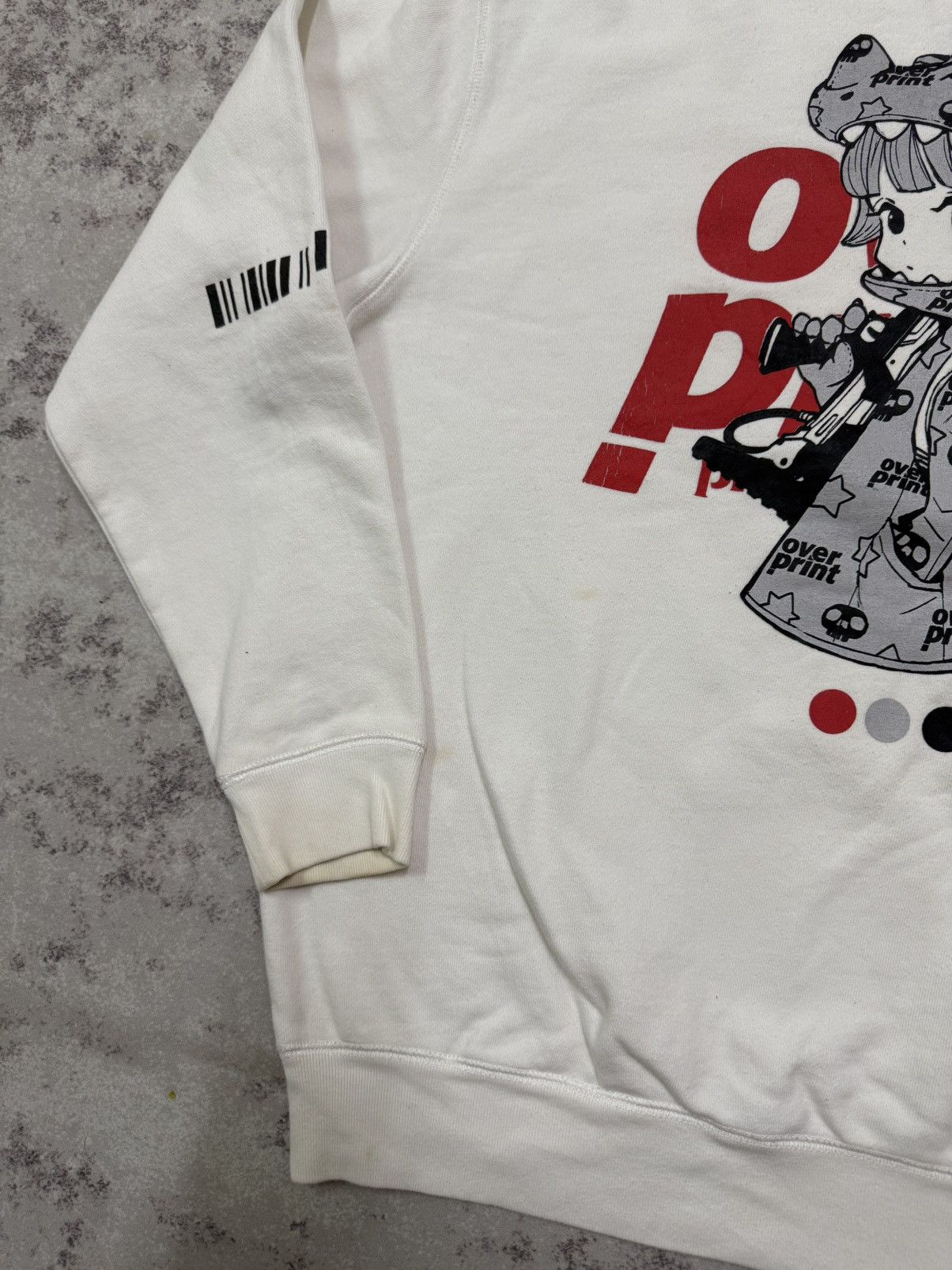 Japanese Brand Overprint X Ackybright Graphic Sweatshirt Size US XL / EU 56 / 4 - 14 Thumbnail