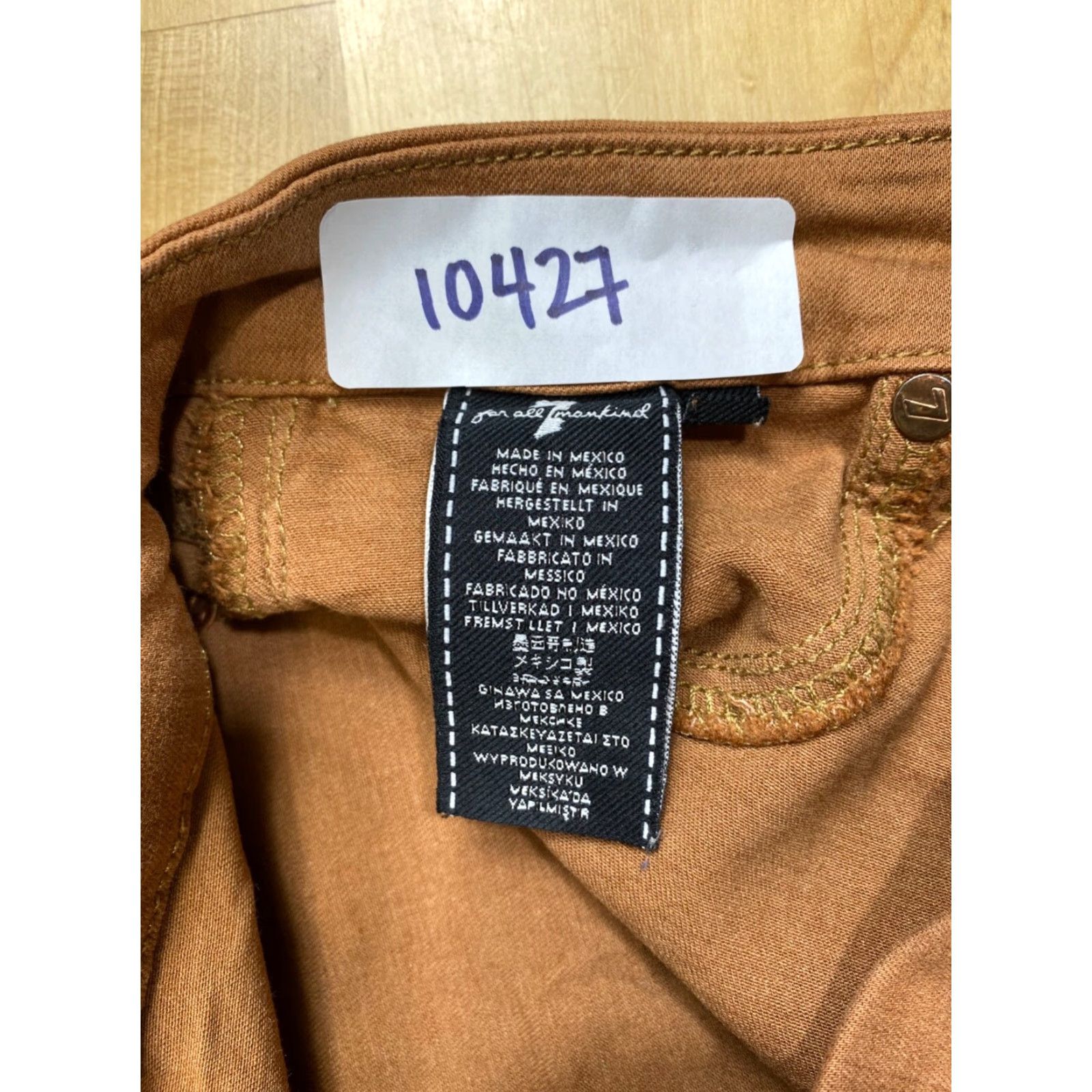 7 For All Mankind **7 for All Mankind Skinny Jeans Women's 28 Brown Orange** User: 7 for All Mankind Skinny Jeans Women's Size 28 Brown Orange Size 28" / US 6 / IT 42 - 4 Thumbnail