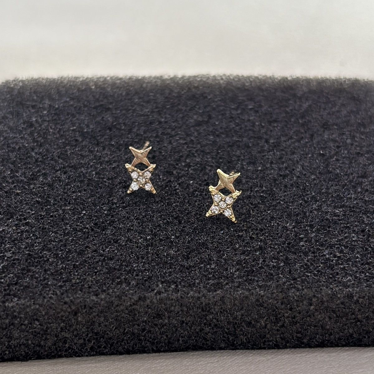 Other Small Tiny CZ Star Stud Earrings for Men Women Size ONE SIZE - 1 Thumbnail