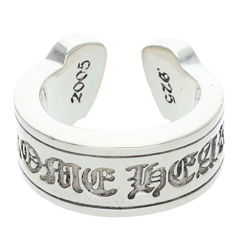 Chrome Hearts Chrome Hearts Large Scroll Label Silver Ring Size ONE SIZE - 1 Thumbnail