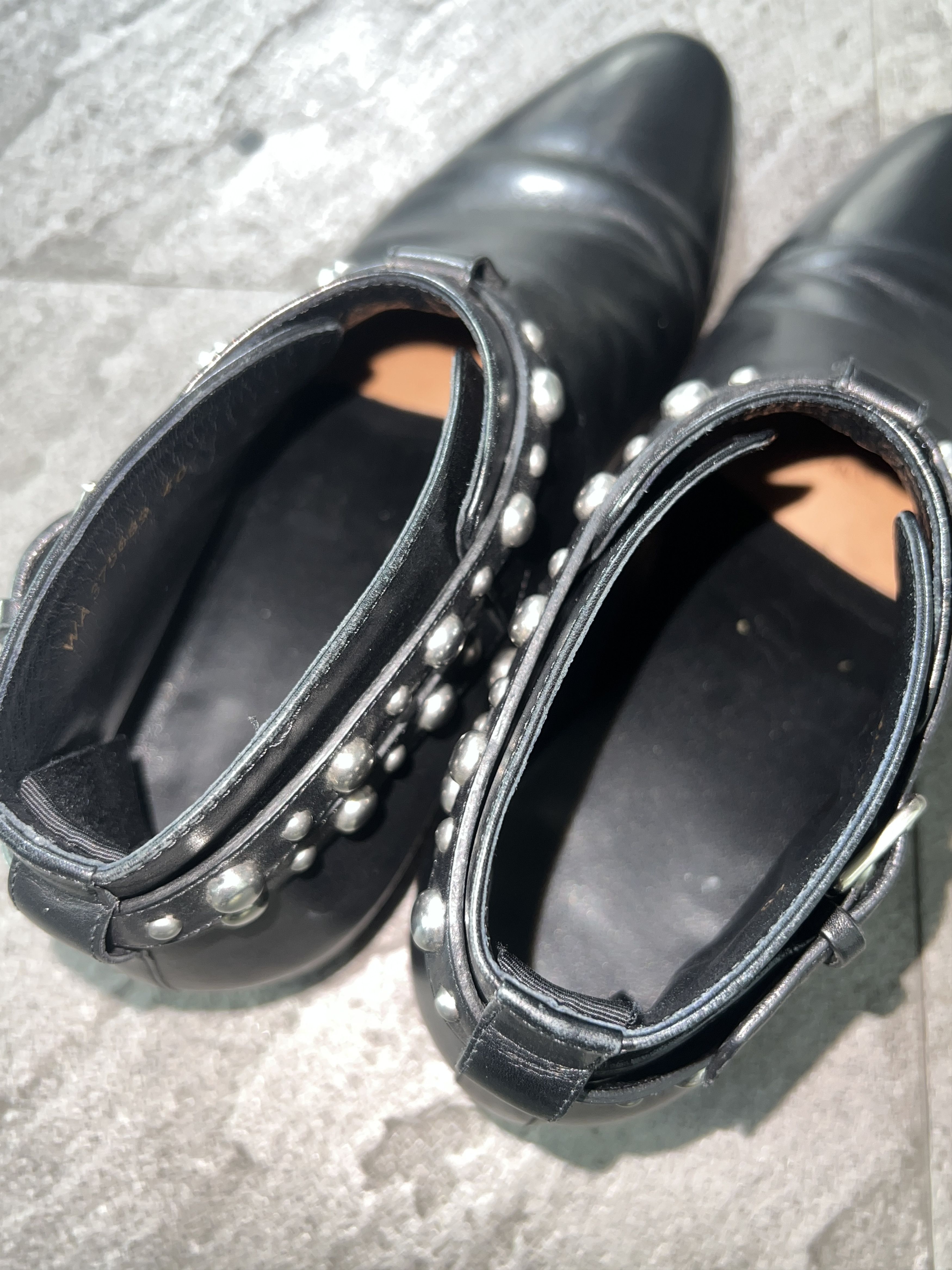 Saint Laurent Paris Saint Laurent Paris Stud Harness Ankle Boots Black EU40 Size US 7 / EU 40 - 6 Thumbnail