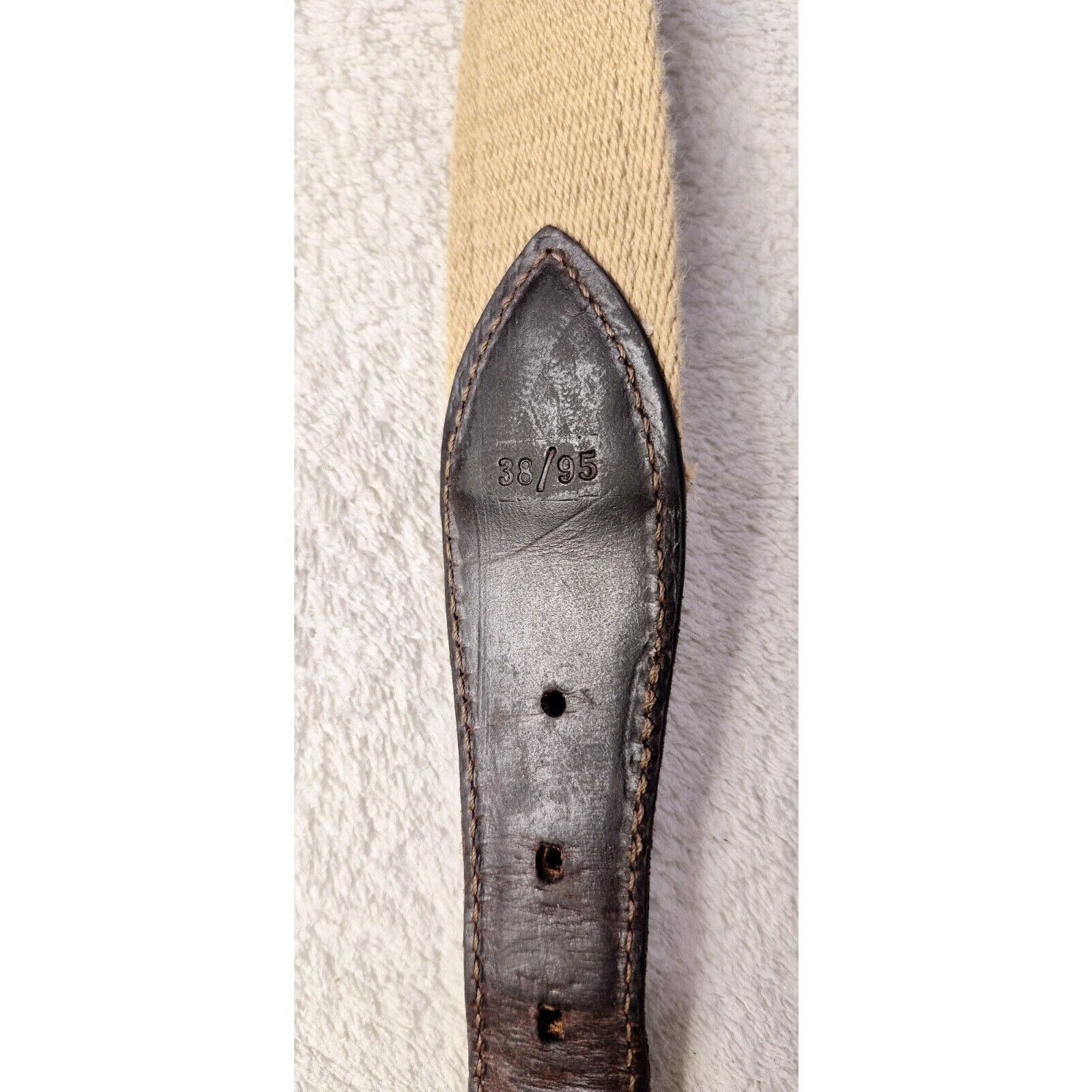 &Daughter YRI PGA Golf Embroidered Canvas & Leathe Belt Size 38/95 Size 38 - 5 Thumbnail