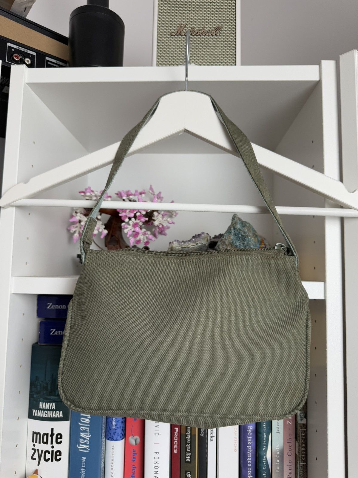 Quiksilver × Vintage Vintage y2k quiksilver Roxy khaki cargo shoulder hand bag 90s Size ONE SIZE - 2 Thumbnail