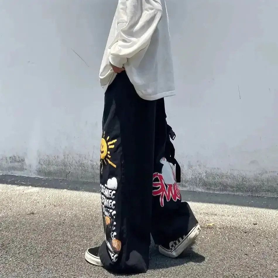Japanese Brand Graffiti Y2k Oversized Jeans Size US 32 / EU 48 - 6 Thumbnail