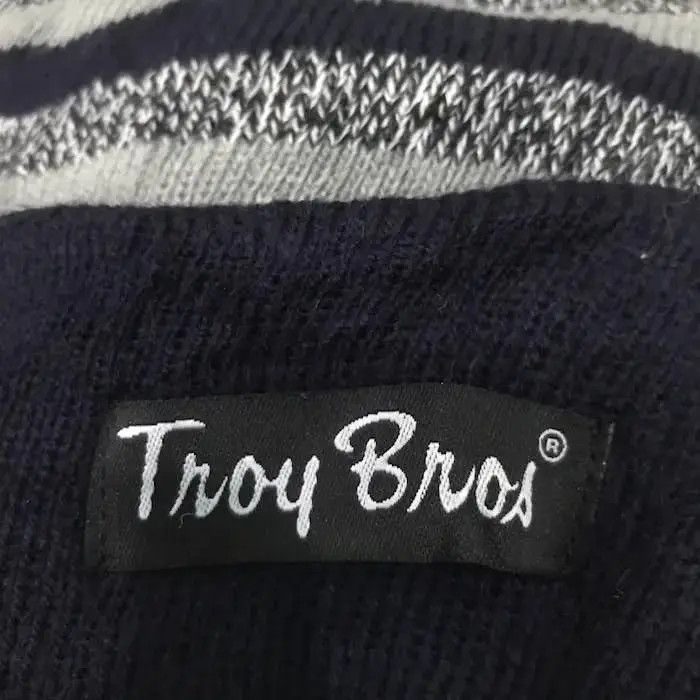 Vintage Troy Bros Stripe Design Beanie Hat Size ONE SIZE - 5 Thumbnail