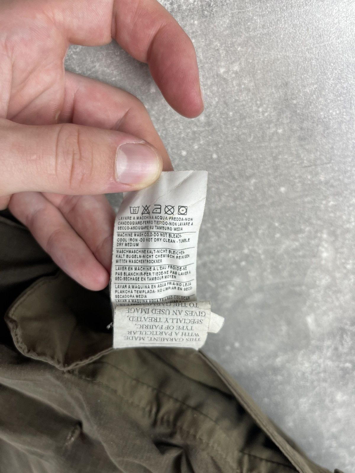 Moncler Moncler Double Breasted Waxed Olive Green Belted Trench Coat Size S / US 4 / IT 40 - 13 Thumbnail