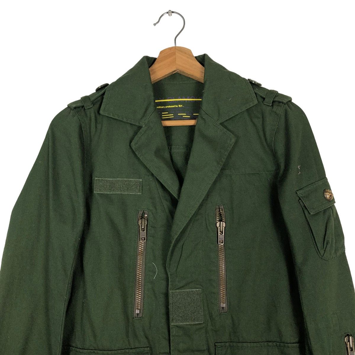 Hysteric Glamour 🔥VINTAGE BIKER MILITARY DESIGN JACKET SLY GLAMOUR JAPAN Size US S / EU 44-46 / 1 - 3 Thumbnail