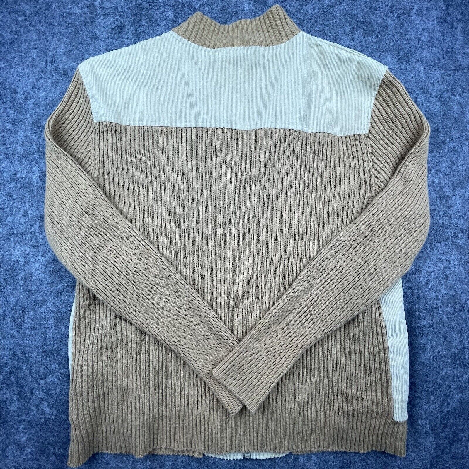 Angelo Litrico Vintage Angelo Litrico Sweater Mens XL Corduroy Knit Grandpa Size US XL / EU 56 / 4 - 2 Thumbnail