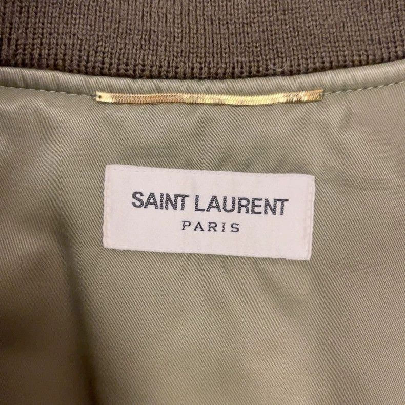 Yves Saint Laurent Saint Laurent MA-1 Flight Jacket 2502-Nextarrow Size XS / US 0-2 / IT 36-38 - 3 Thumbnail