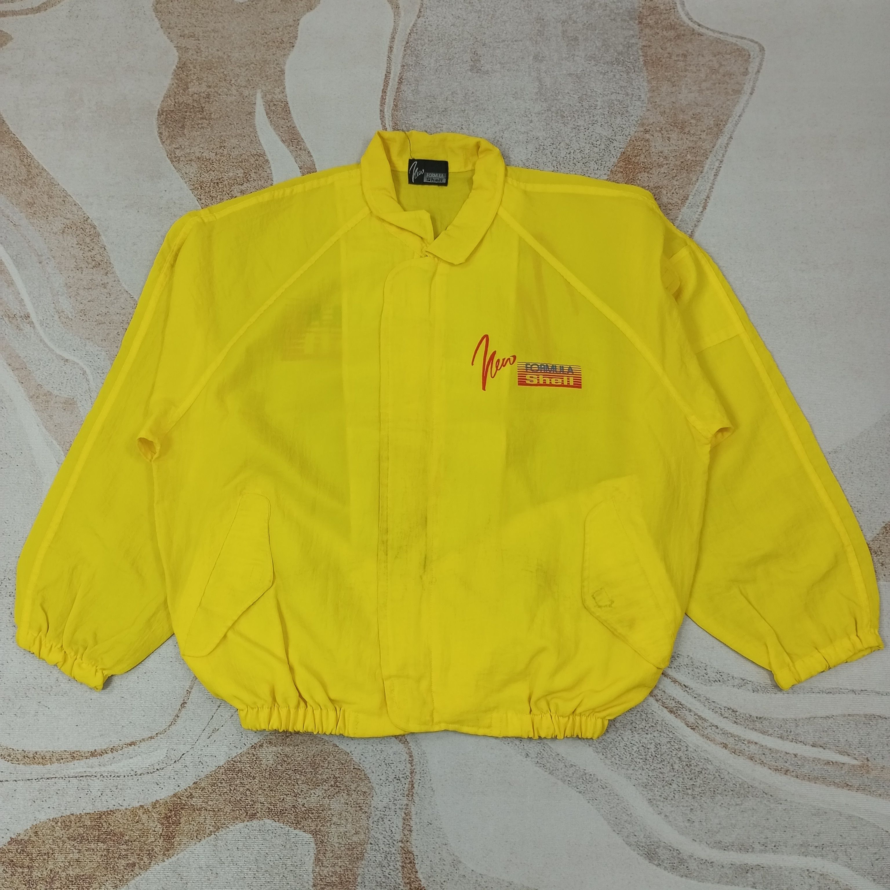Vintage Formula Shell Motorsports Windbreaker Jacket c238n17 Size US XL / EU 56 / 4 - 3 Thumbnail