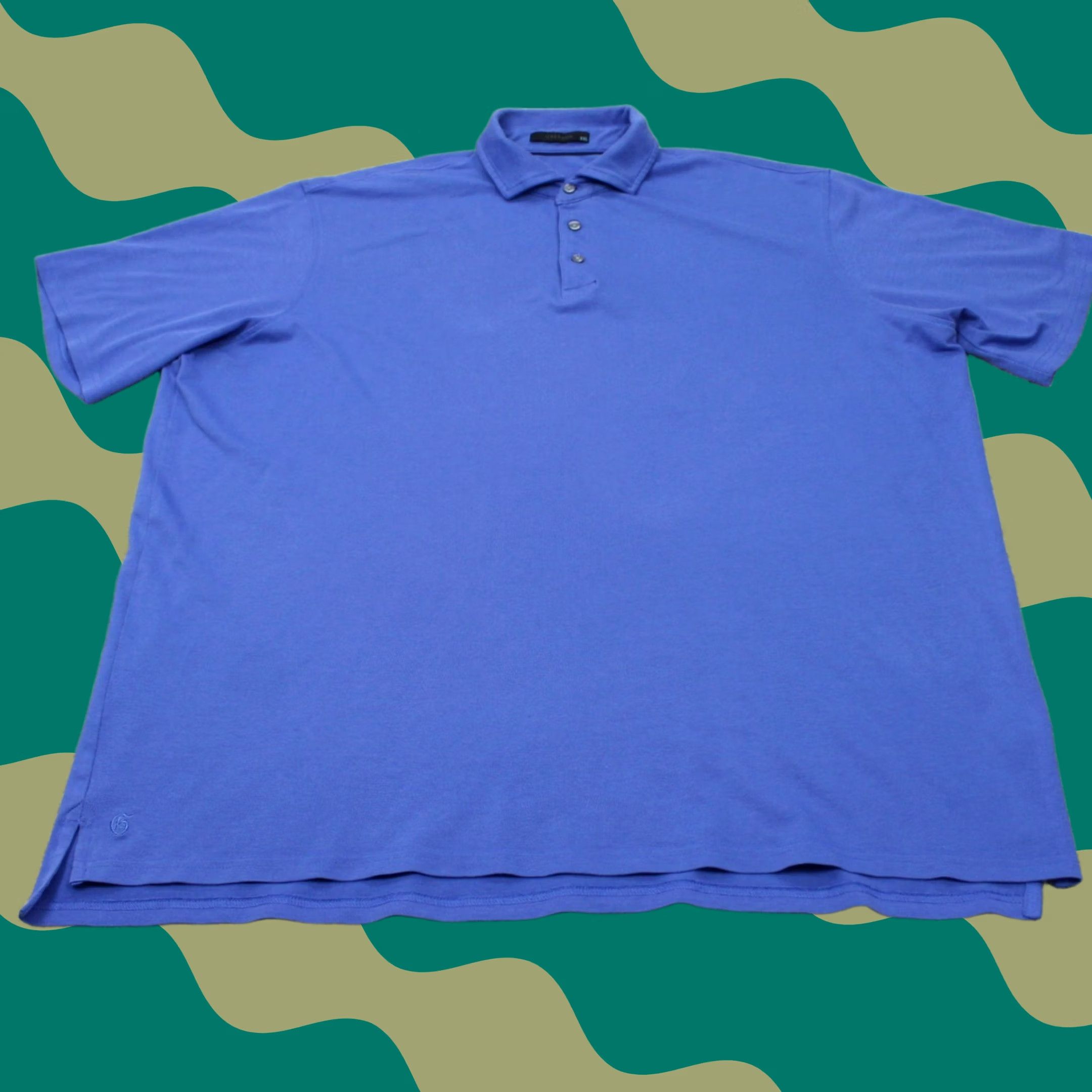 Vintage Greyson Polo Shirt Mens 2XL XXL Blue Polo Shirt Short Sleeve Regular blue Golf, Sports Classic, Stretch 2XL Mens Size US XXL / EU 58 / 5 - 1 Thumbnail