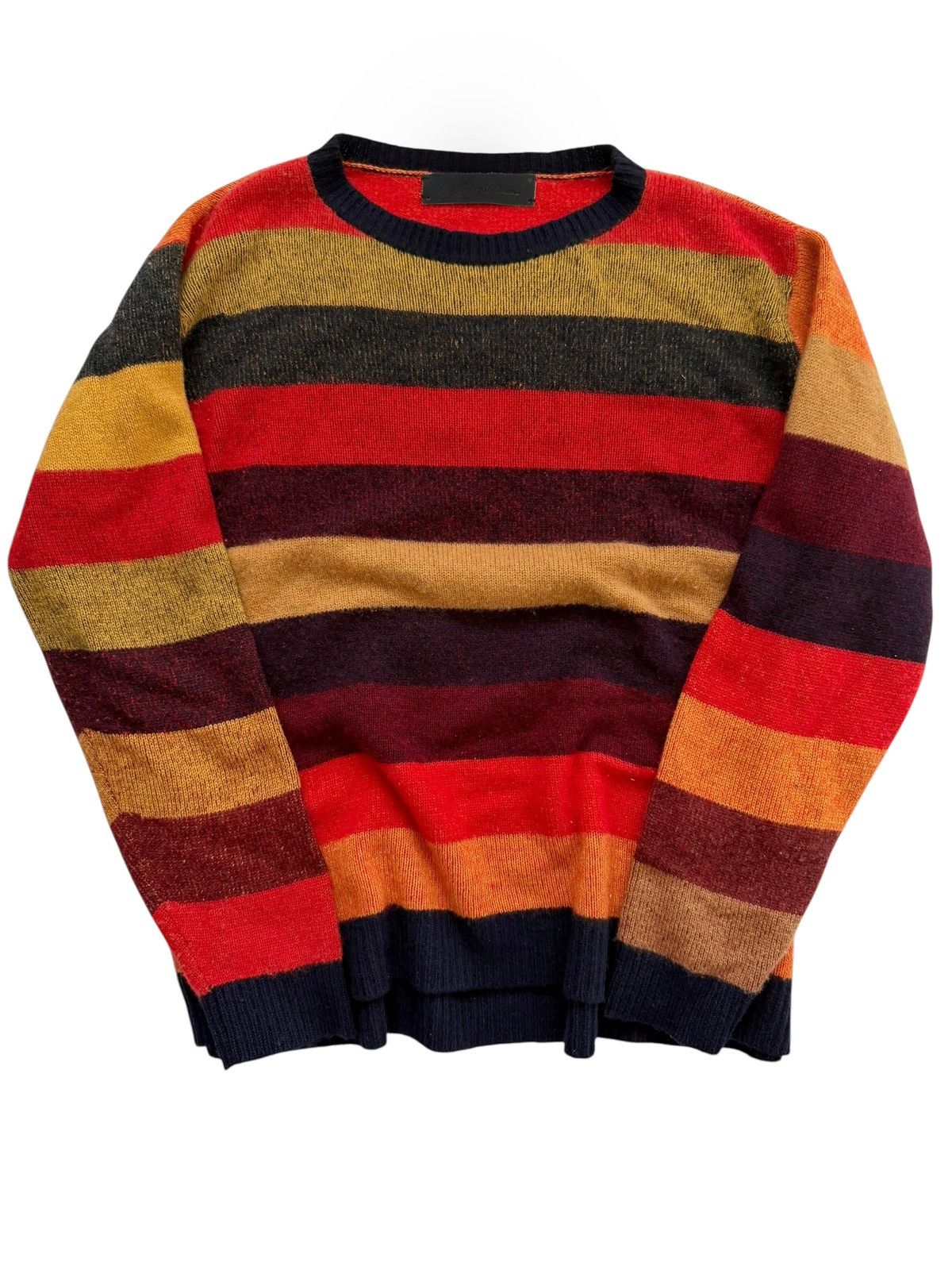 Cashmere Stripe Sunset Knit Sweater, Men's