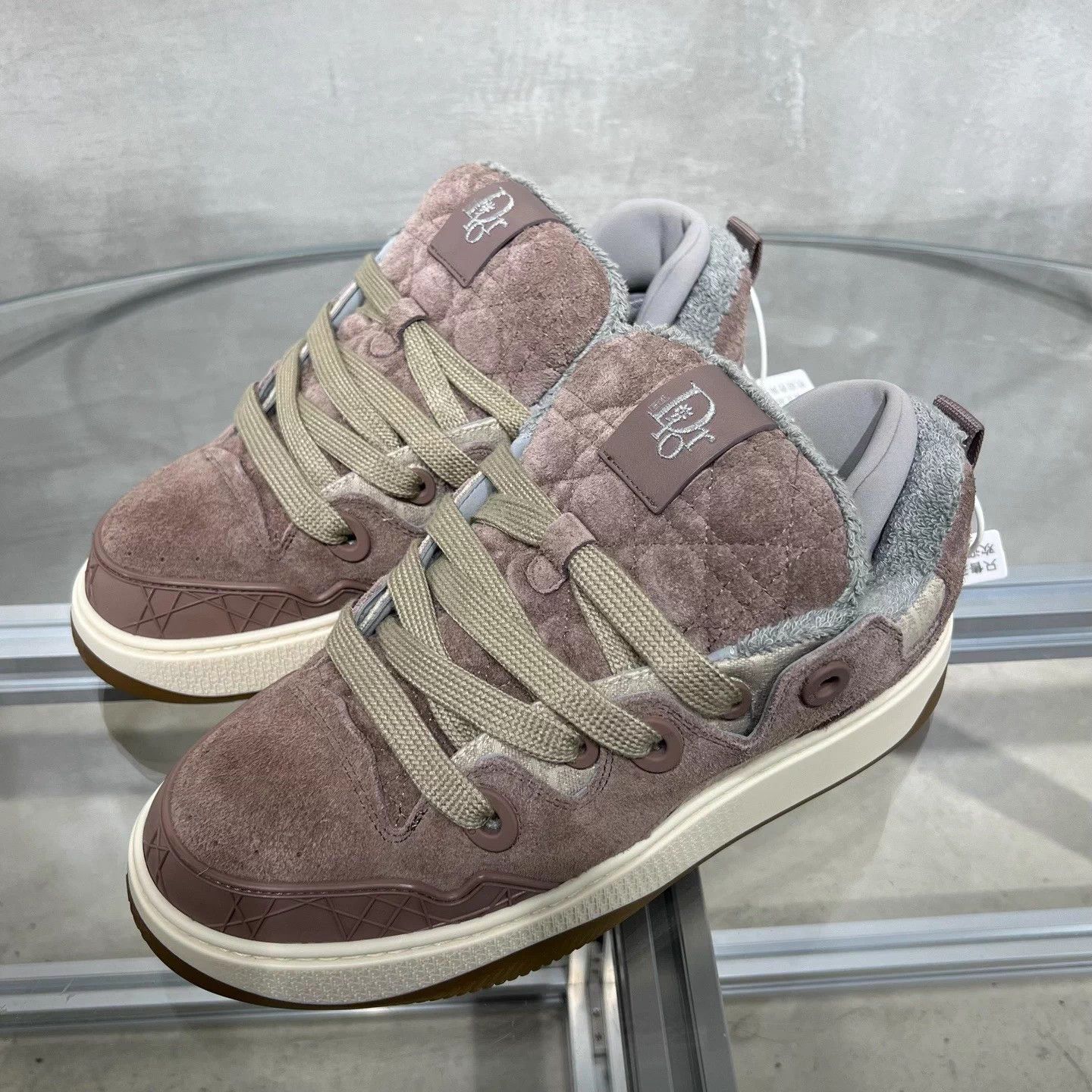 Dior Dior x Erl B9S Purple Gray Suede Sneakers Size 41 Size US 8 / EU 41 - 2 Thumbnail