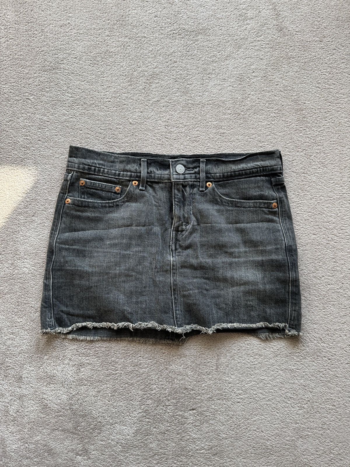 Hysteric Glamour Y2K Levis Mini Skirt Jean Washed Denim Hysteric Glamour vibe Size 25" / US 0 / IT 36 - 2 Thumbnail
