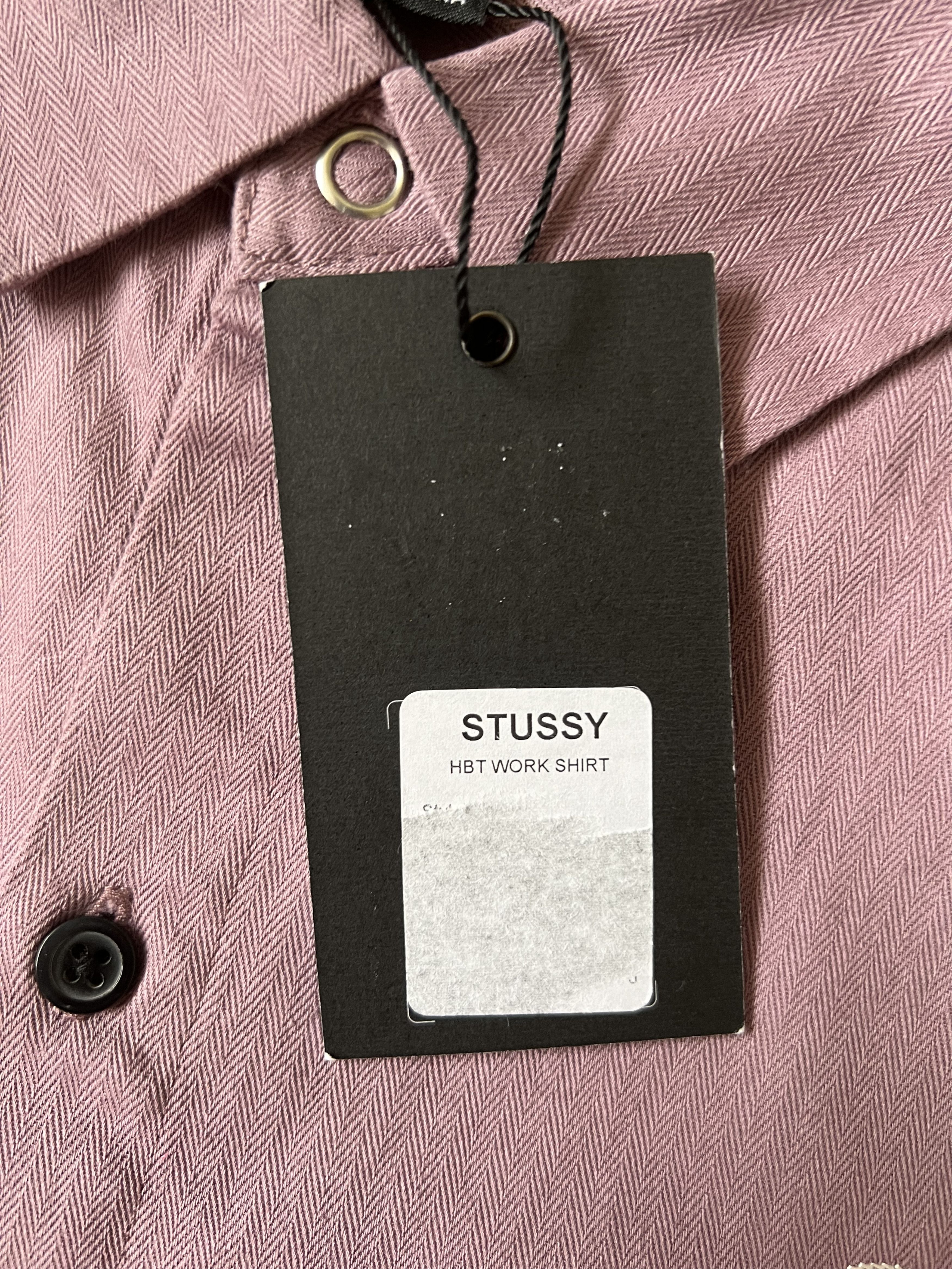 Stussy 💚 Stussy HBT Work Shirt Mauve Large NEW Size US L / EU 52-54 / 3 - 11 Thumbnail