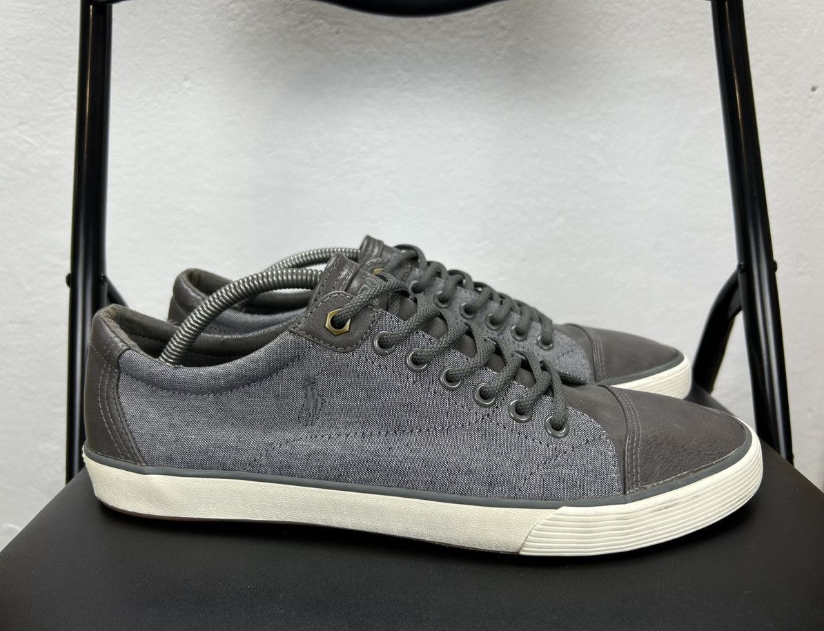 Polo Ralph Lauren Polo Ralph Lauren Low ton Sneakers Grey Size 44,5 - 45 Size US 11 / EU 44 - 2 Thumbnail