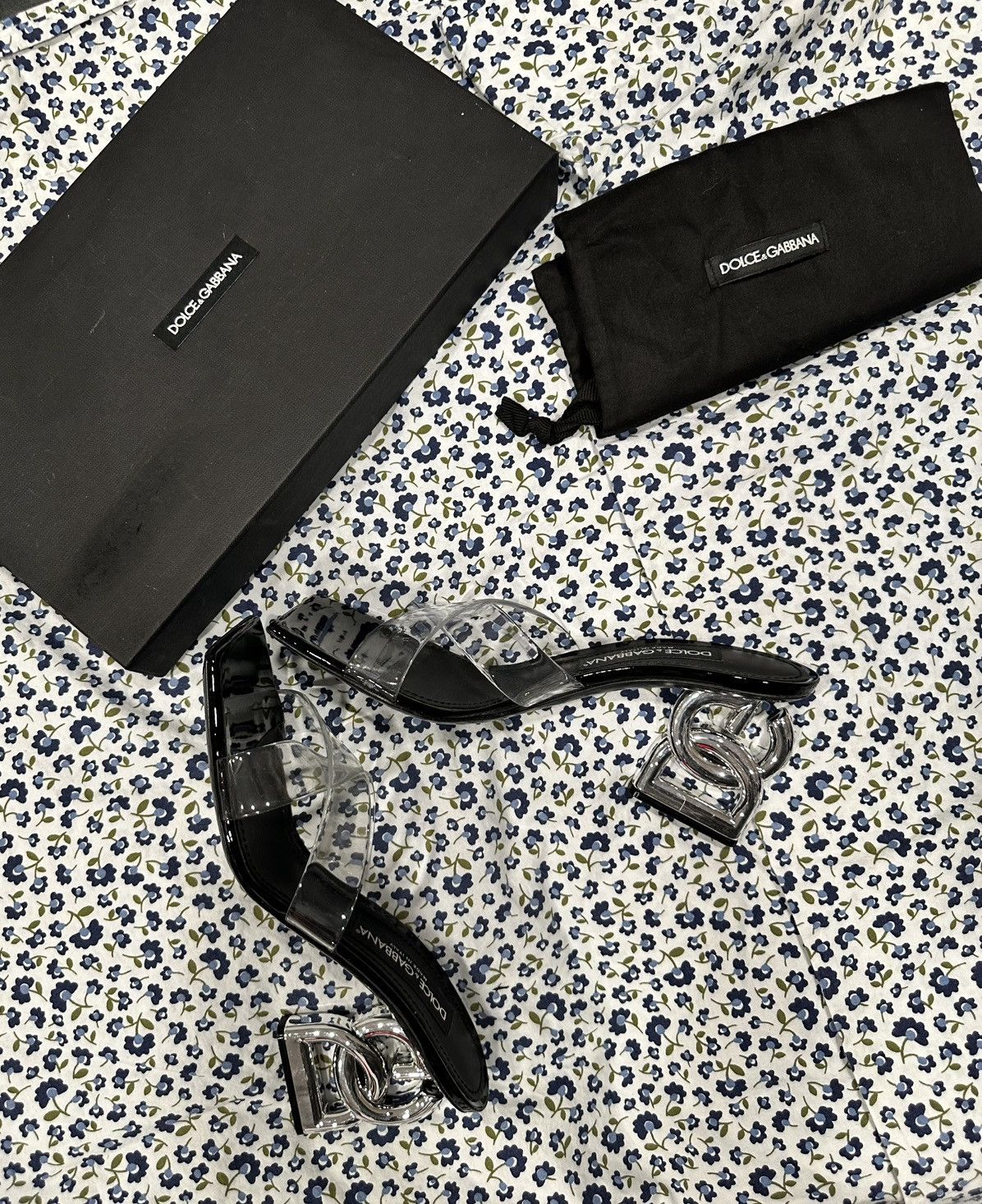 Dolce & Gabbana Dolce and Gabbana Black Clear Sandals EURO Size 39.5 US 9.5 Size US 9.5 / IT 39.5 - 17 Thumbnail