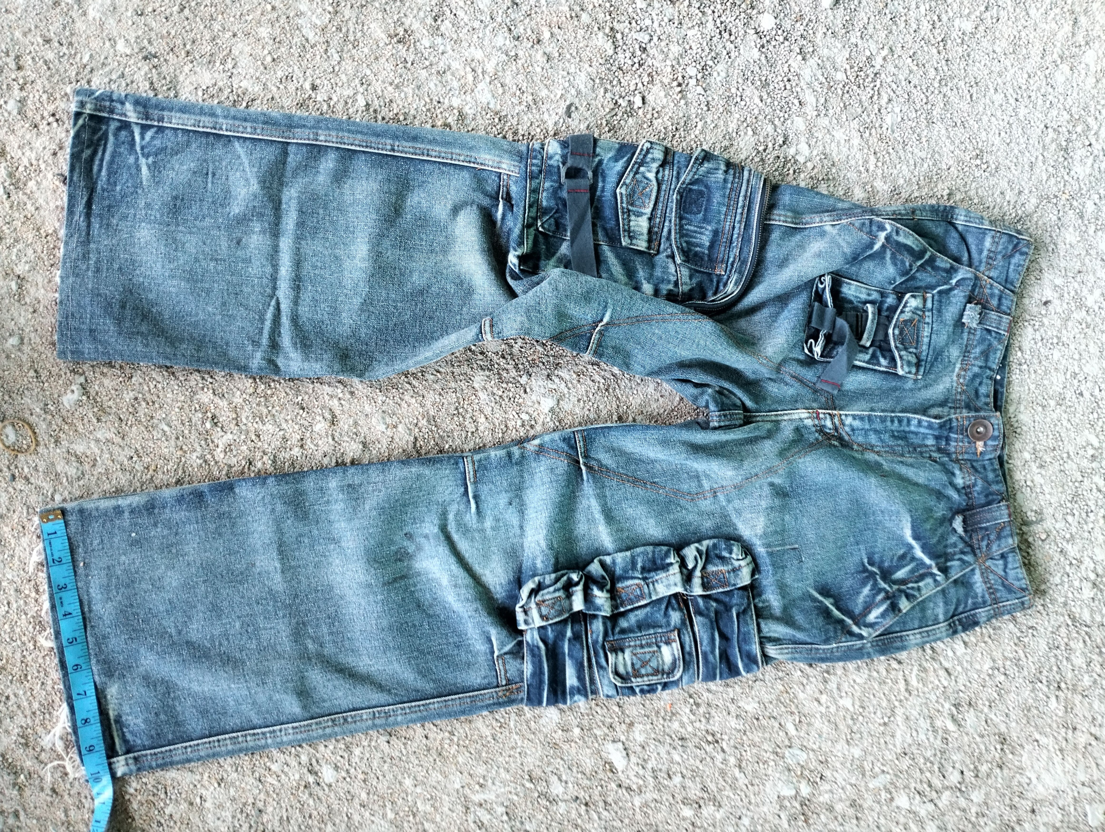 Other Streetwear utility denim cargo jeans Size US 34 / EU 50 - 10 Thumbnail