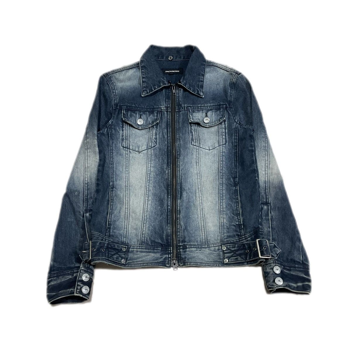 If Six Was Nine × JACKROSE × Japanese Brand 🔥 Y2k Archived Jackrose Denim Jacket Faded Size US M / EU 48-50 / 2 - 2 Thumbnail