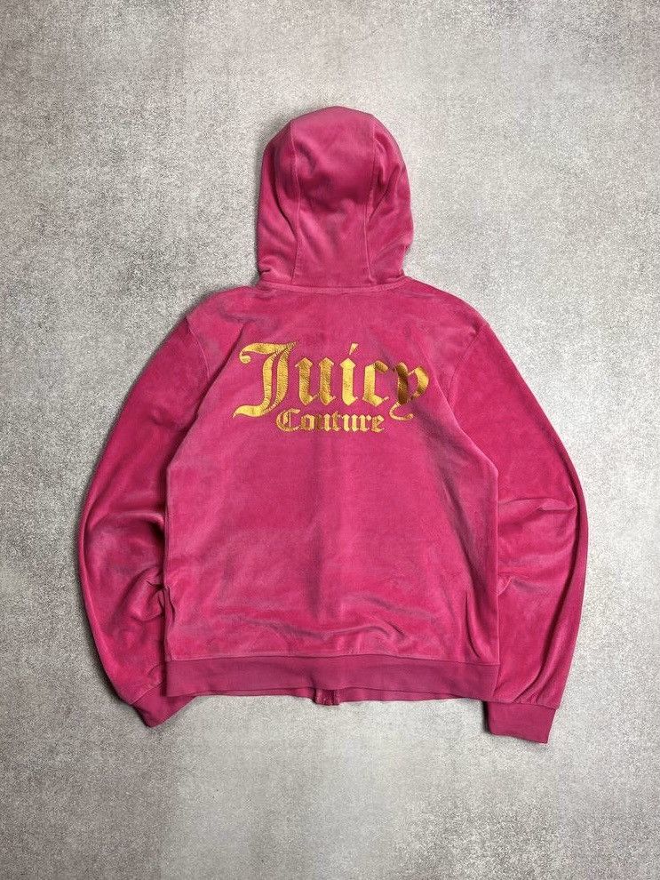 Juicy Couture × Vintage Vintage Juicy Couture Velour Big Logo Tracksuit Y2K M Size M / US 6-8 / IT 42-44 - 3 Thumbnail