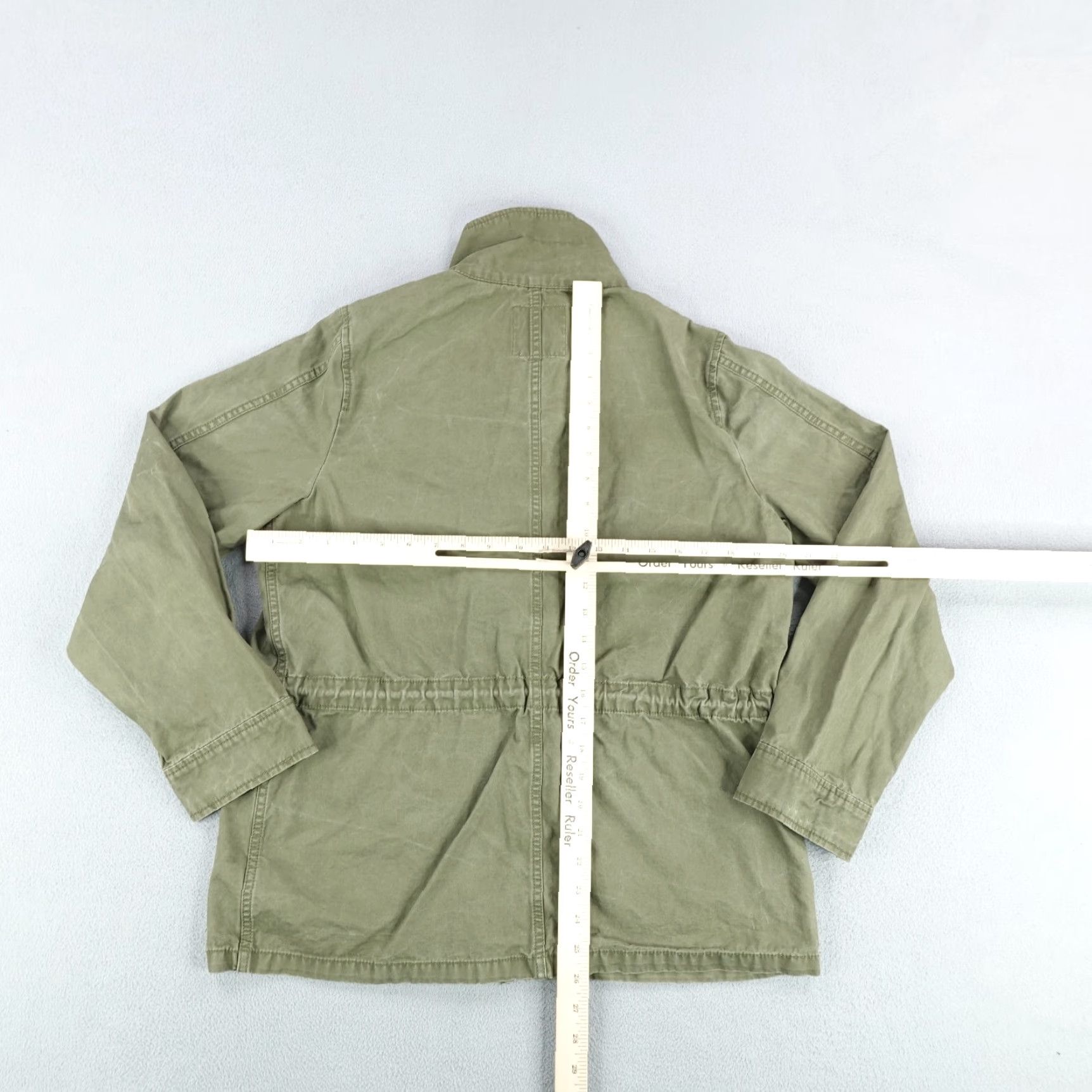 Madewell Madewell Jacket Womens Medium Green Military Coat Field Chore Utility Cargo Work Size M / US 6-8 / IT 42-44 - 5 Thumbnail