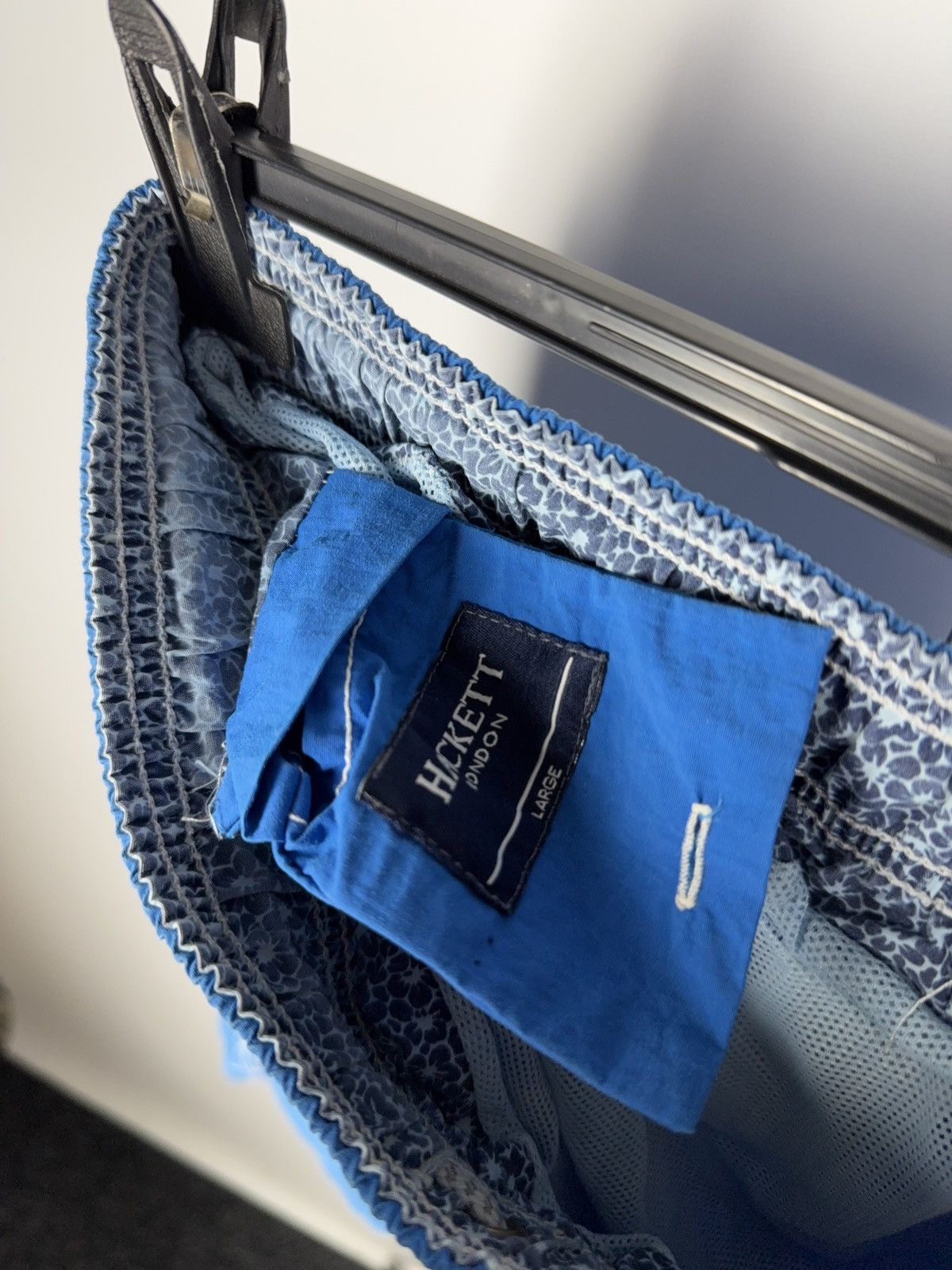 Hackett × Vintage Hackett London Blue logo Premium Casual Shorts Size US 34 / EU 50 - 5 Thumbnail